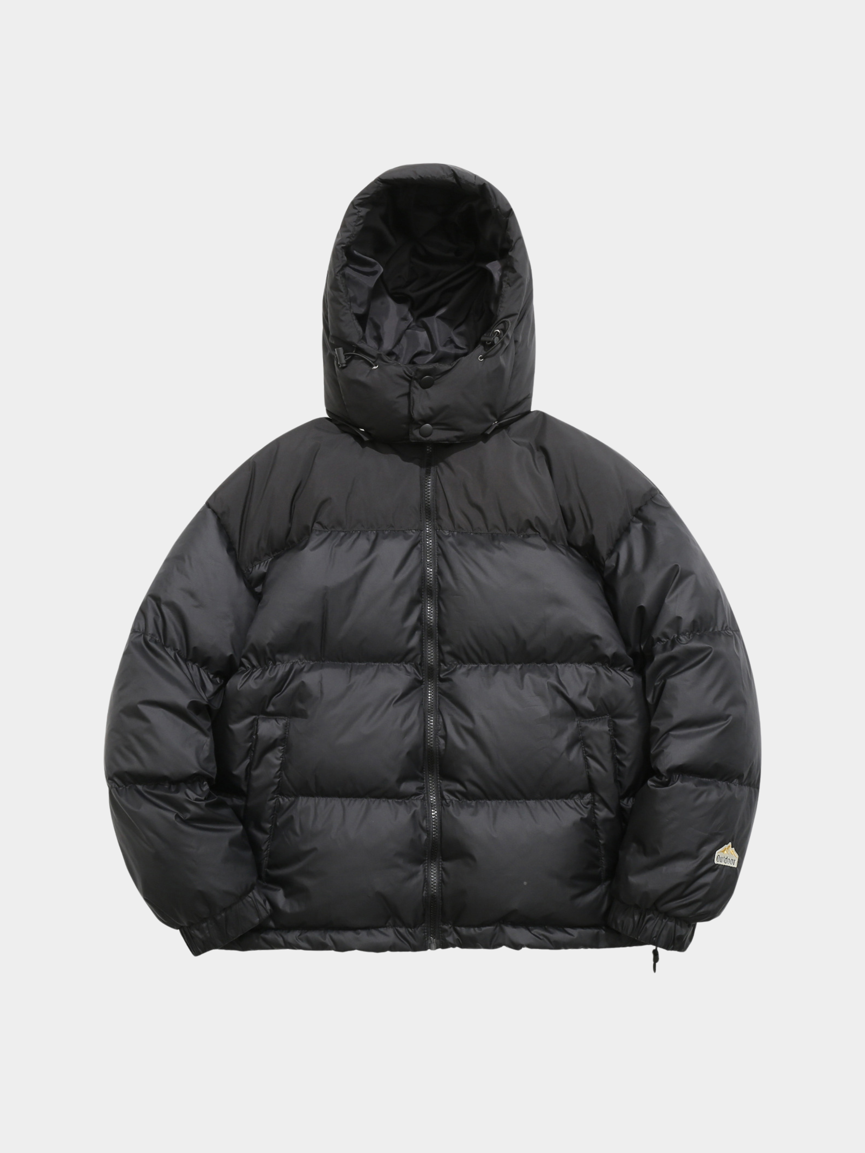 BluffPeak - Unisex Detachable Hood Water-Repellent Duck Down Jacket GONGGAR SPORTS