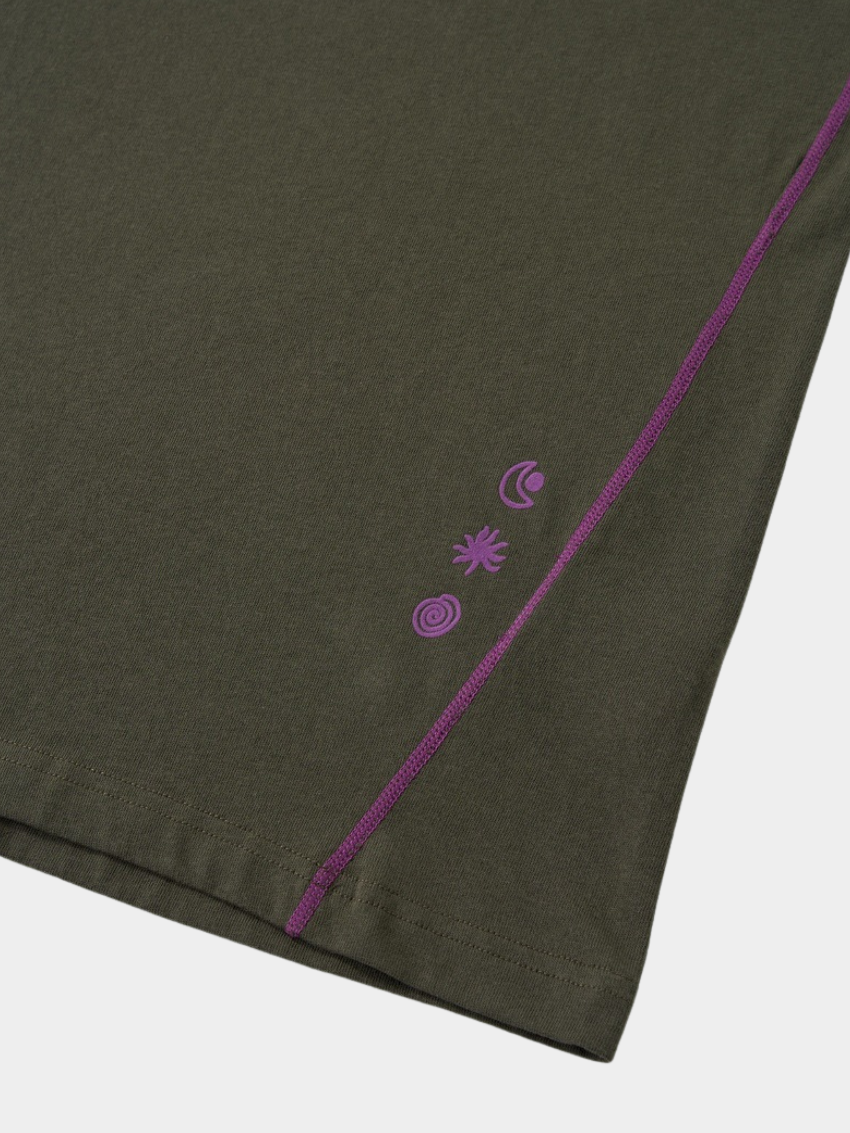 WildDash - Lightweight & Moisture-Absorbing Contrast Stitch Cotton T-Shirt