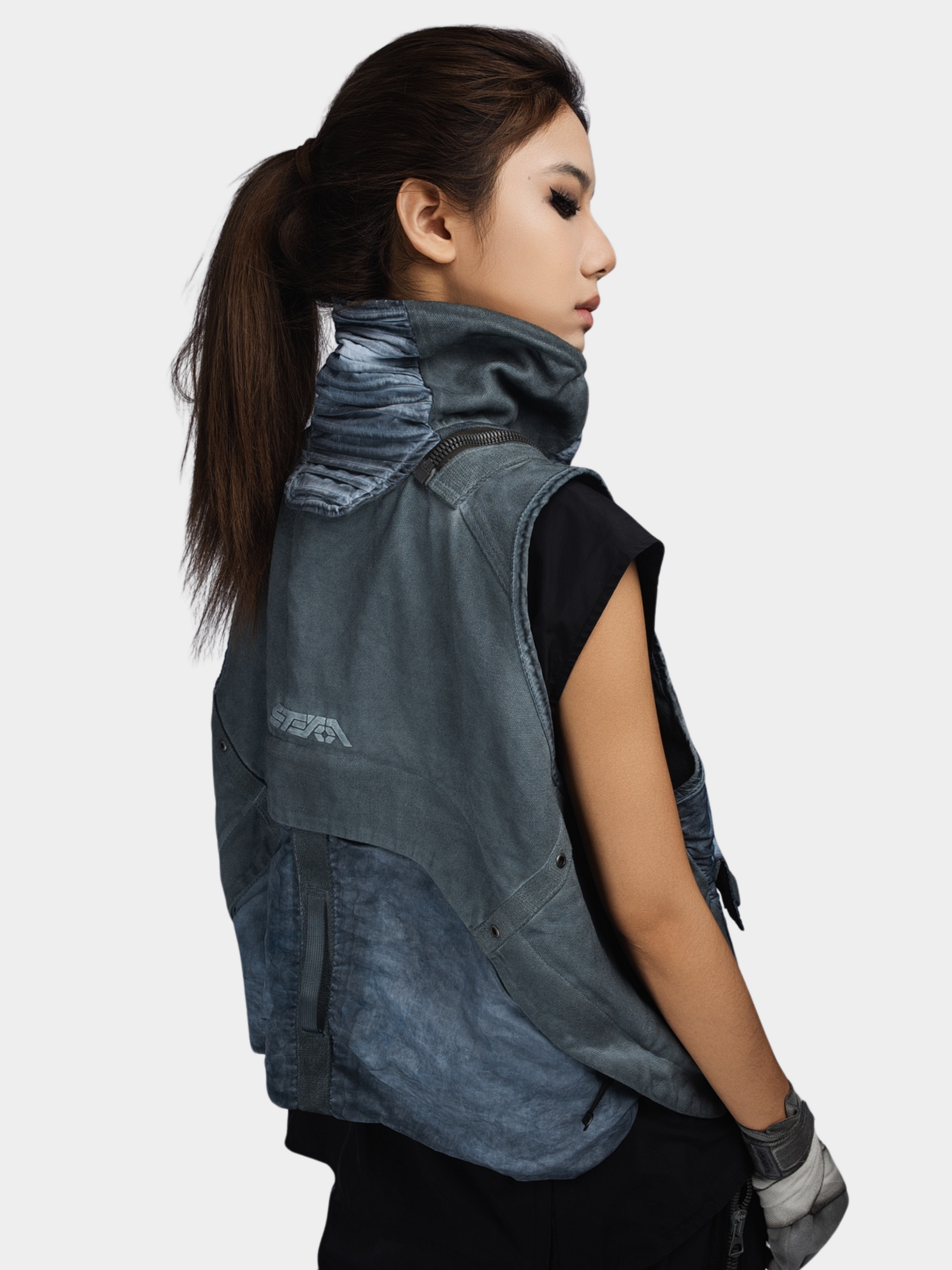 FlexCanopy - Unisex Asymmetric 3D Pocket Detachable Vest GONGGAR SPORTS