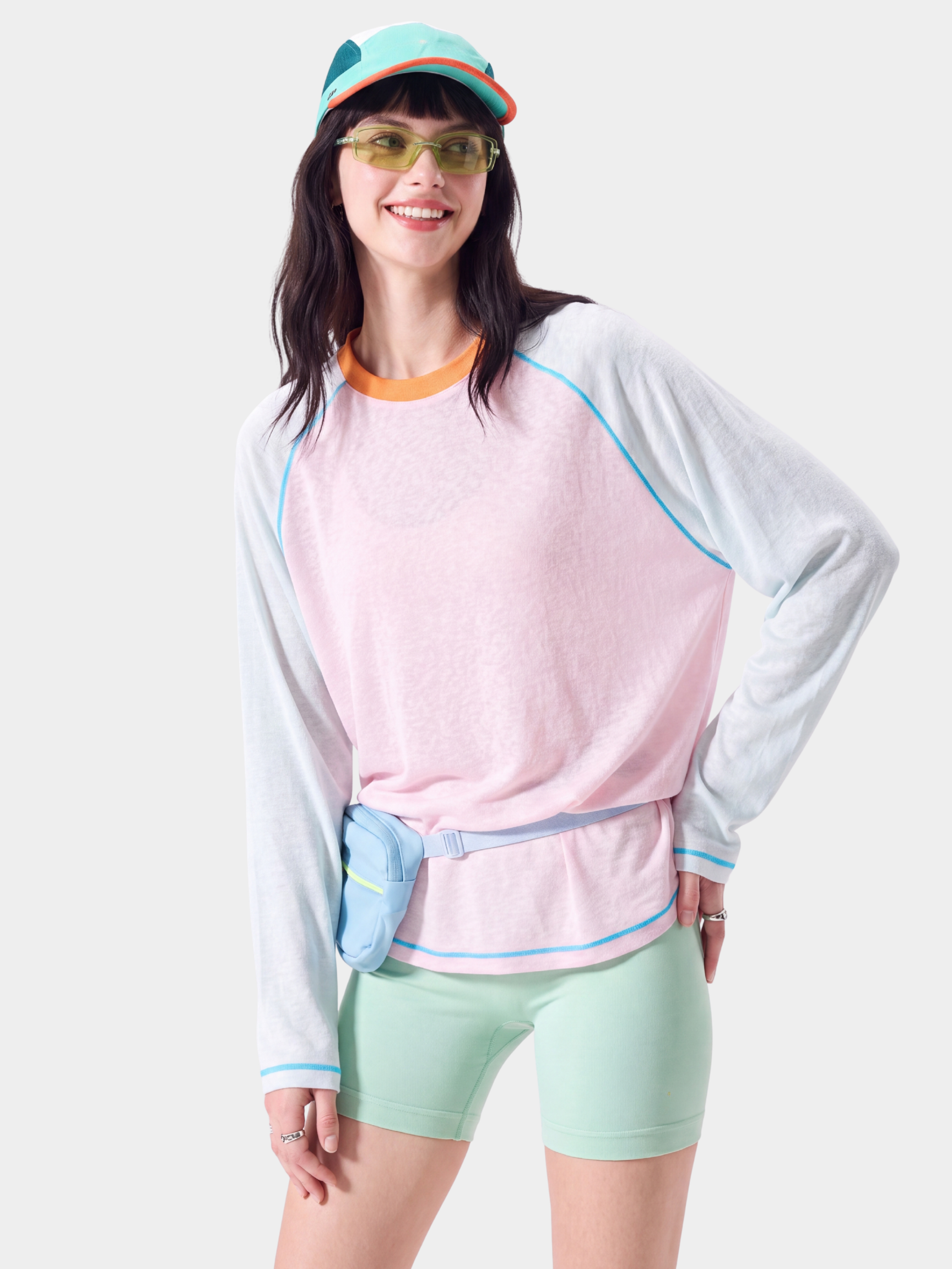 VentDrift - Women's Quick-Dry Breathable Color-Block T-Shirt