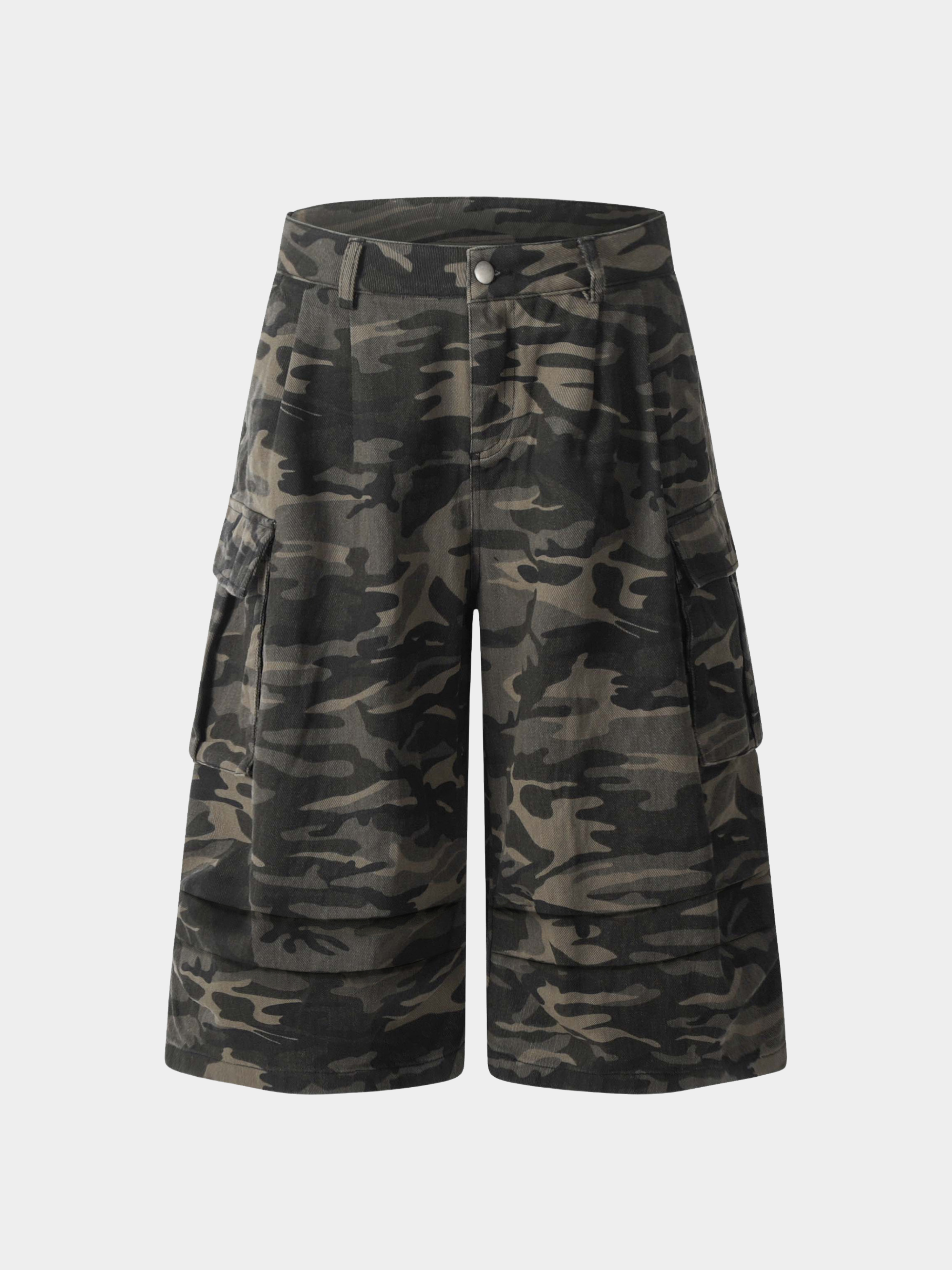 WolfDrop - Women's Camouflage Denim Shorts