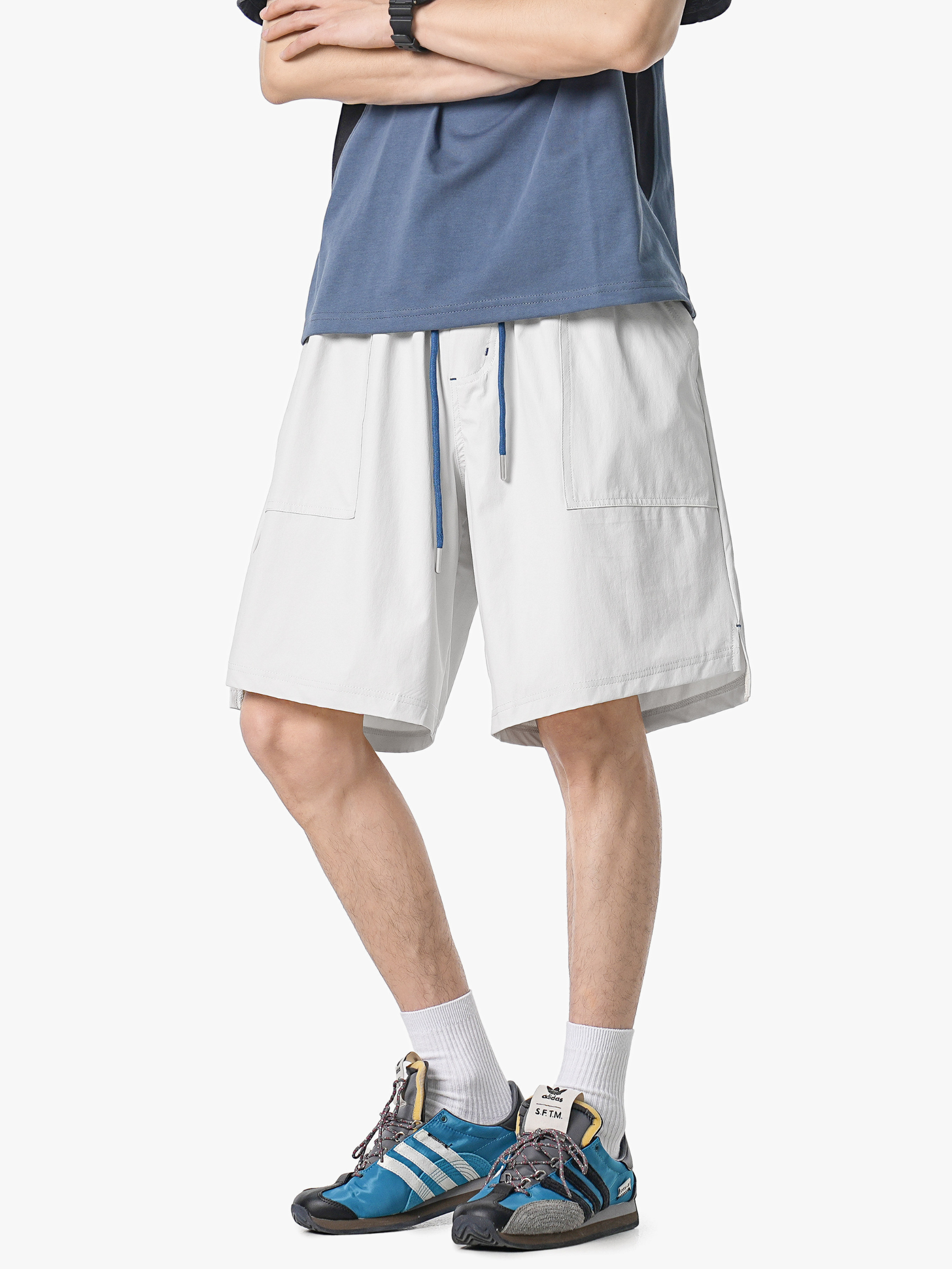 FrostShell - Cooling Breathable Wide-Leg Shorts