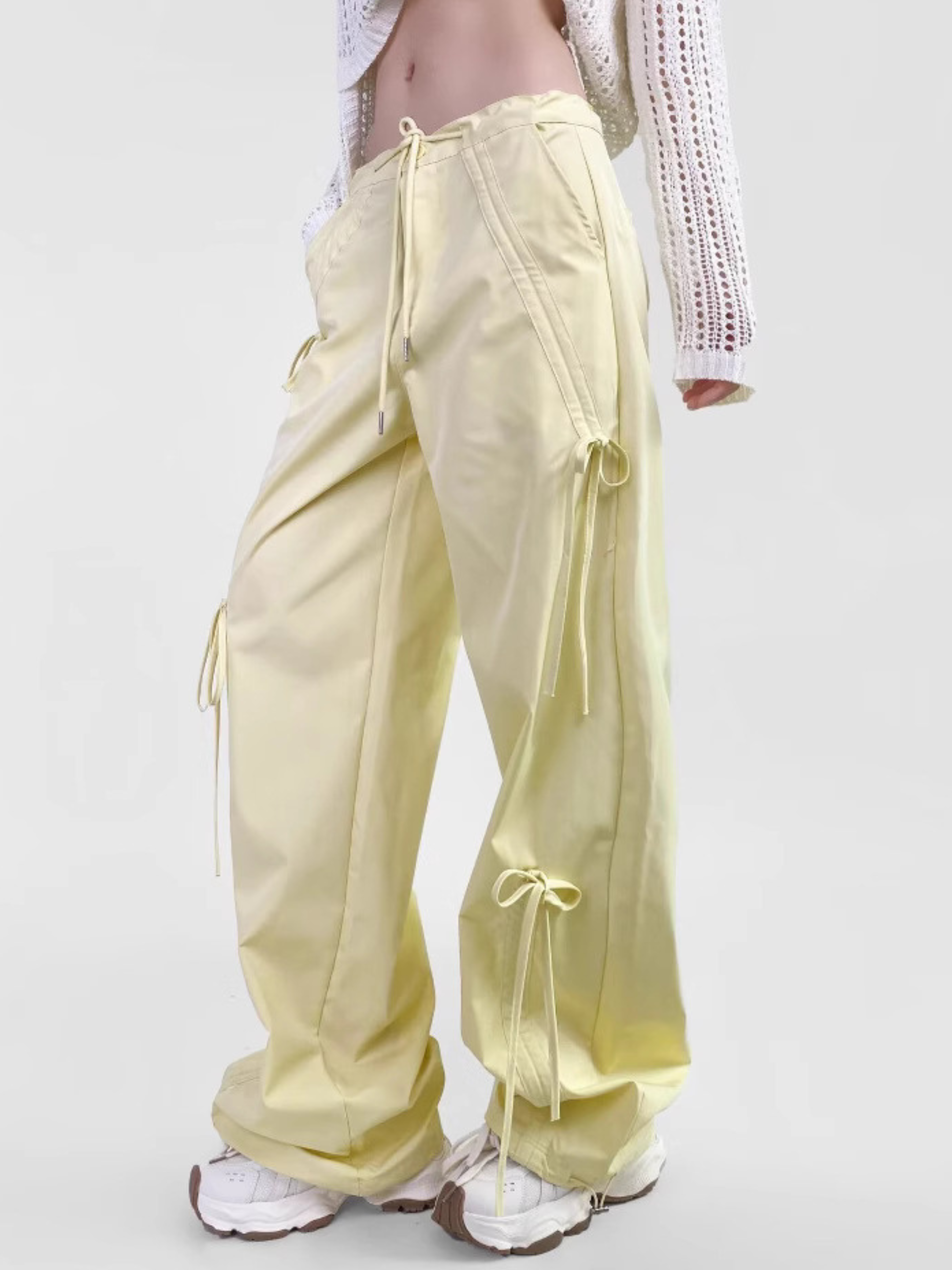 WolfBoard - Women's Bow-Tie Drawstring Quick-Dry Cargo Pants