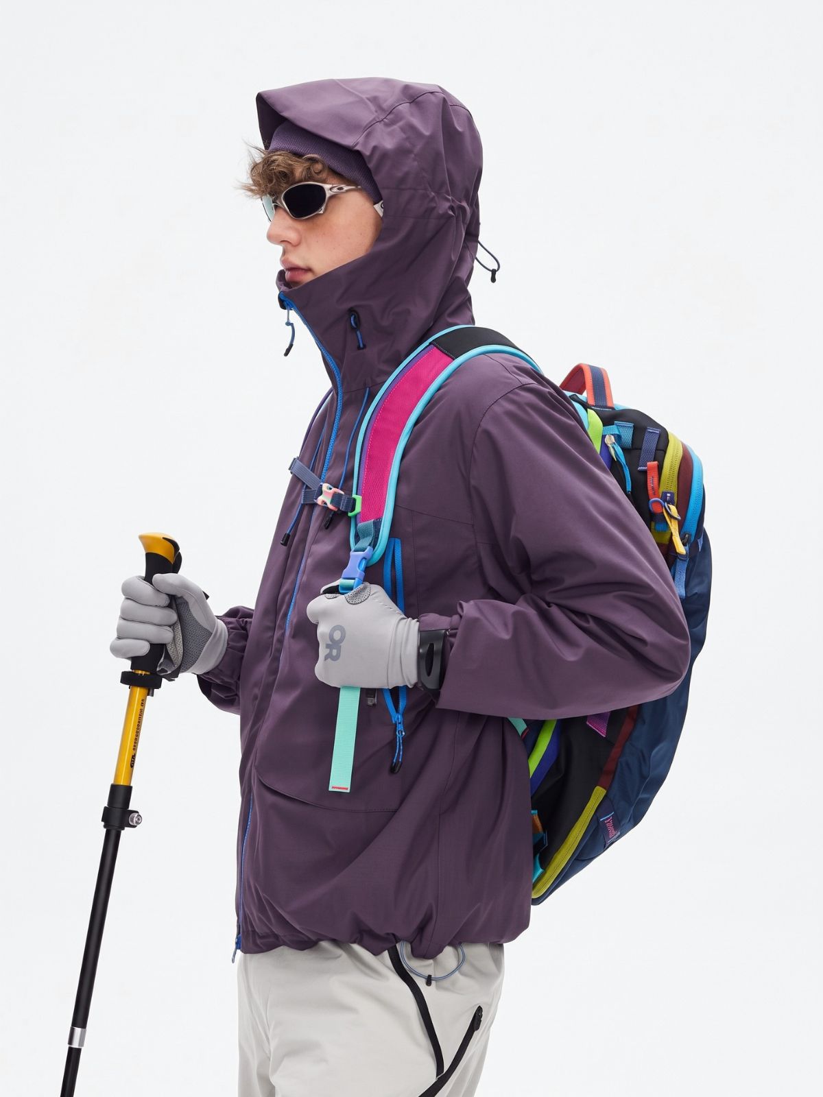 Emberpike - Color-Block Water-Repellent Adjustable Utility Jacket