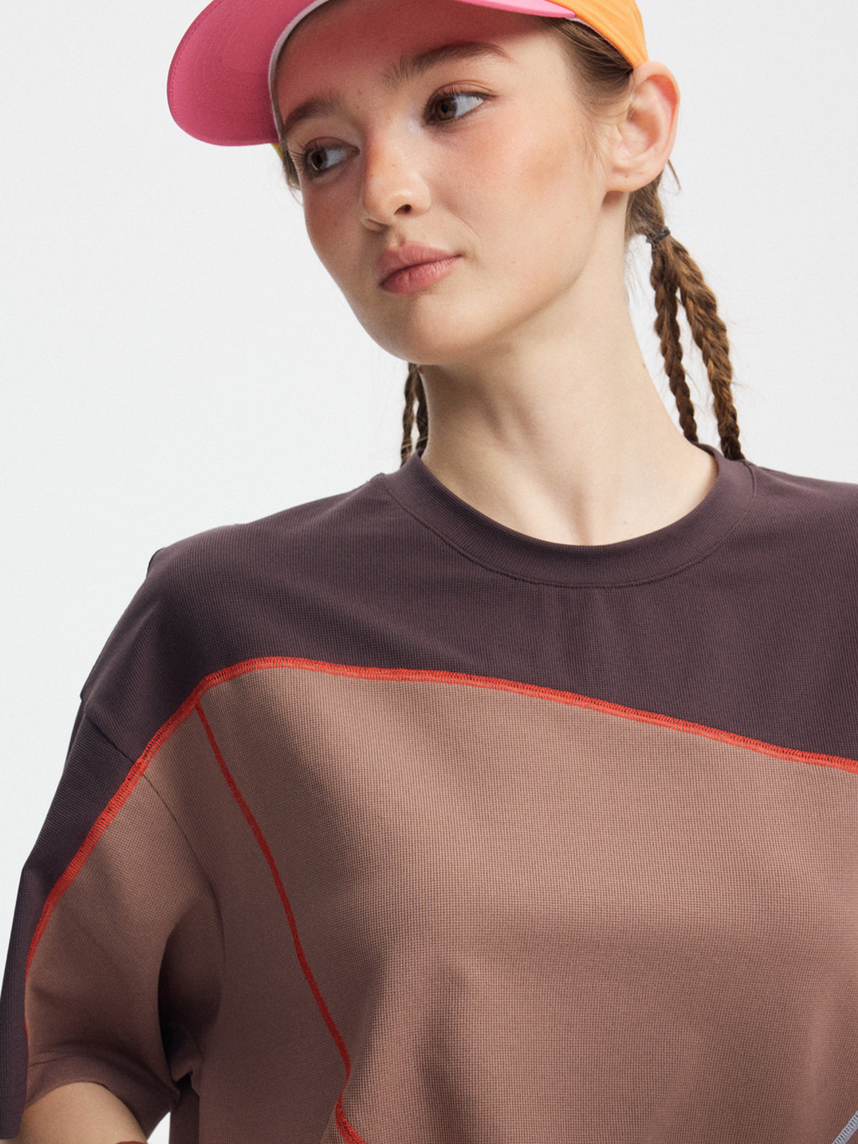 SwiftMove - Women's Quick-Dry Contrast Panel Performance T-Shirt