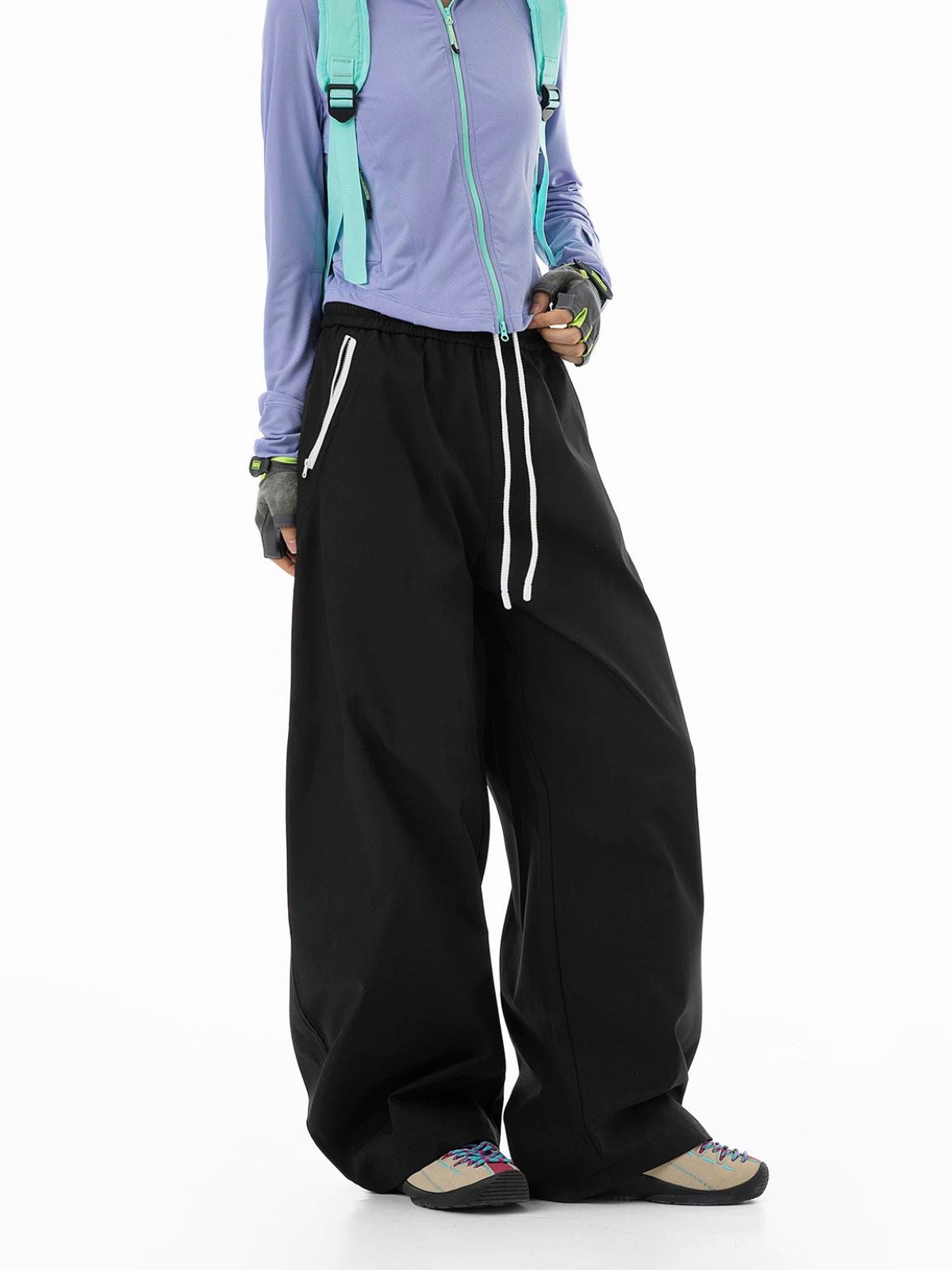 Tidewalk - Relaxed Lightweight Nylon Curved-Leg Lantern Pants