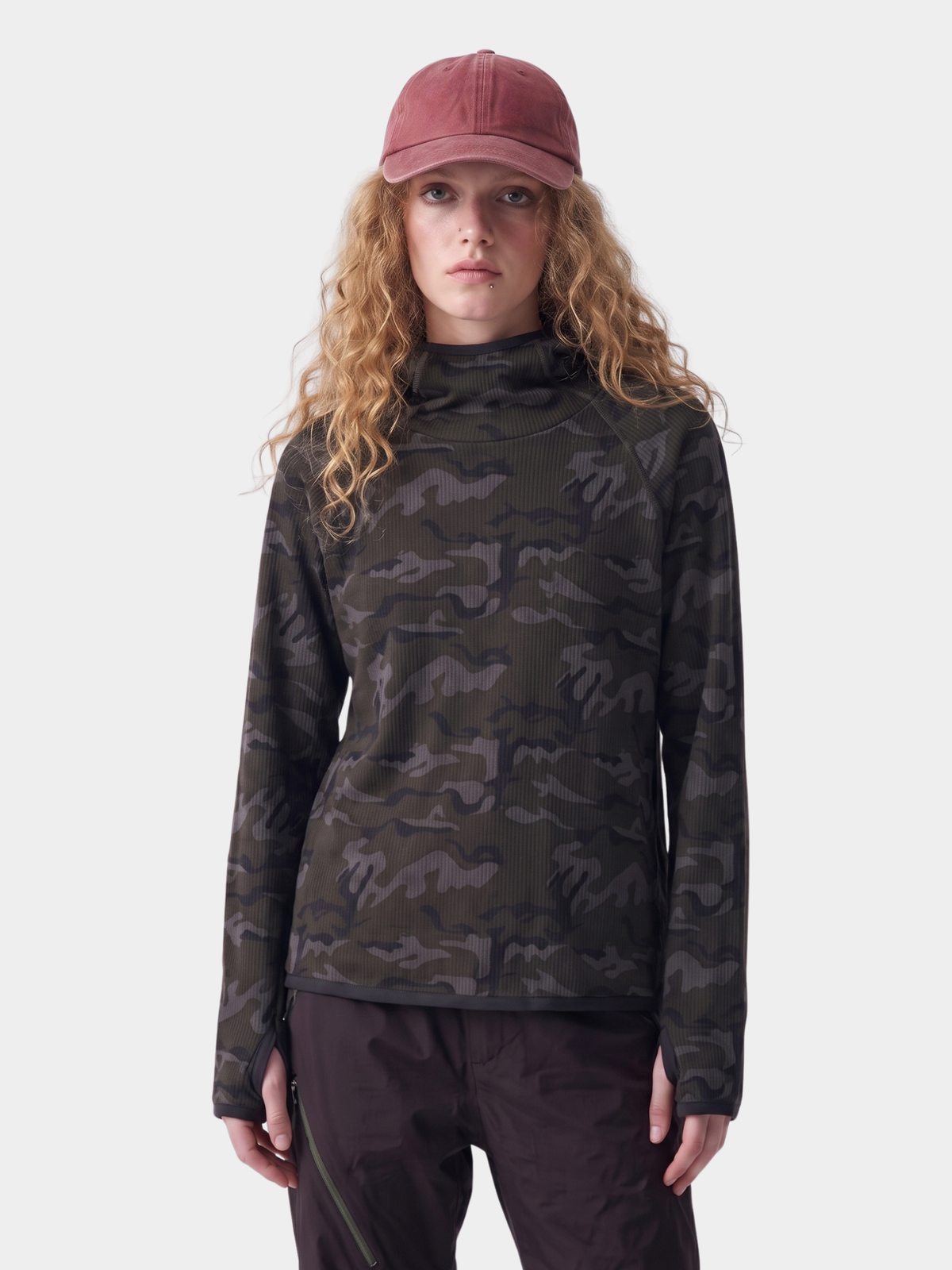 CamoMist - Windproof Warm Waffle Hooded Sweatshirt