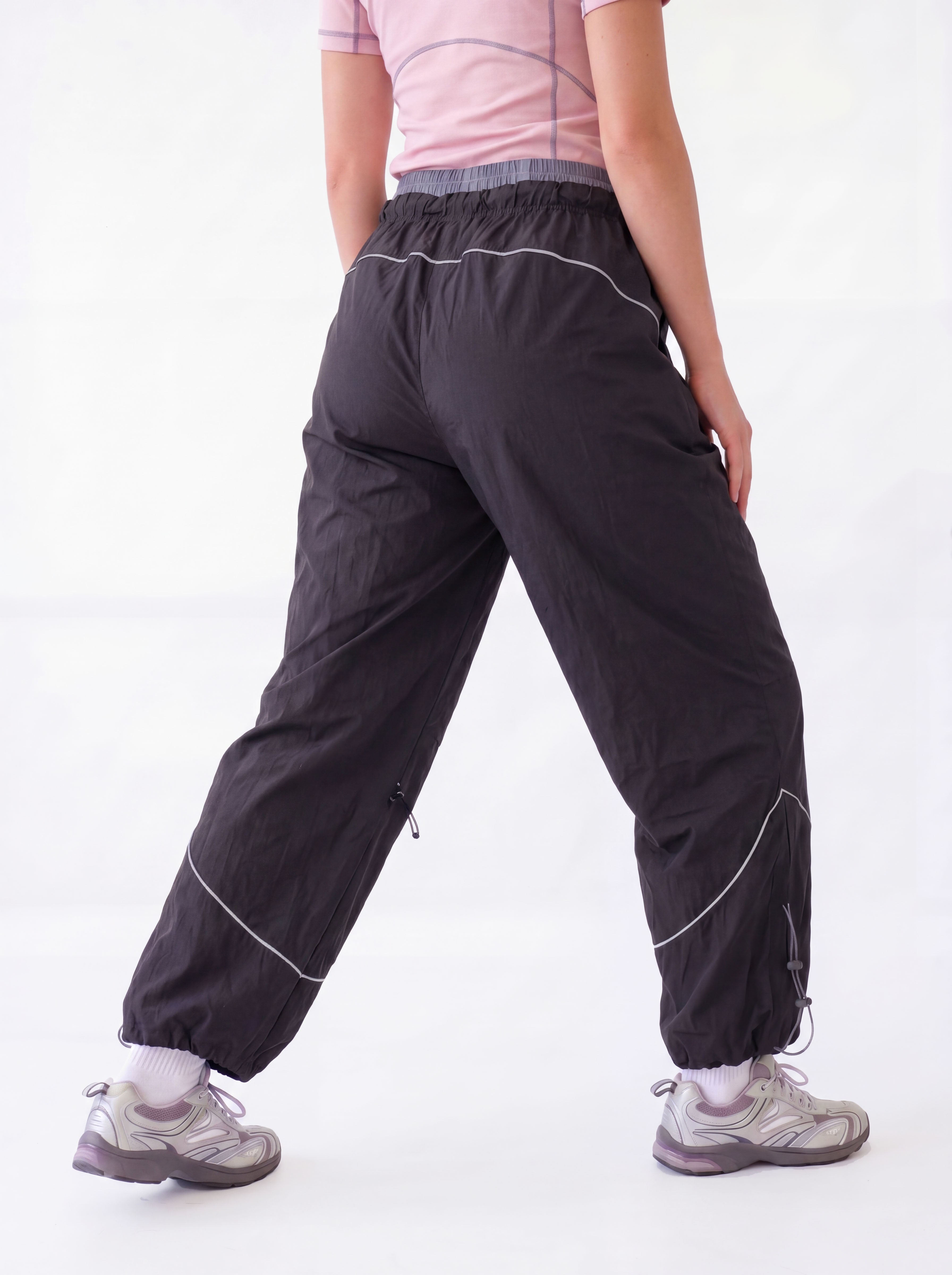 Bulwark - Women's Double-Waist Wide-Leg Parachute Pants