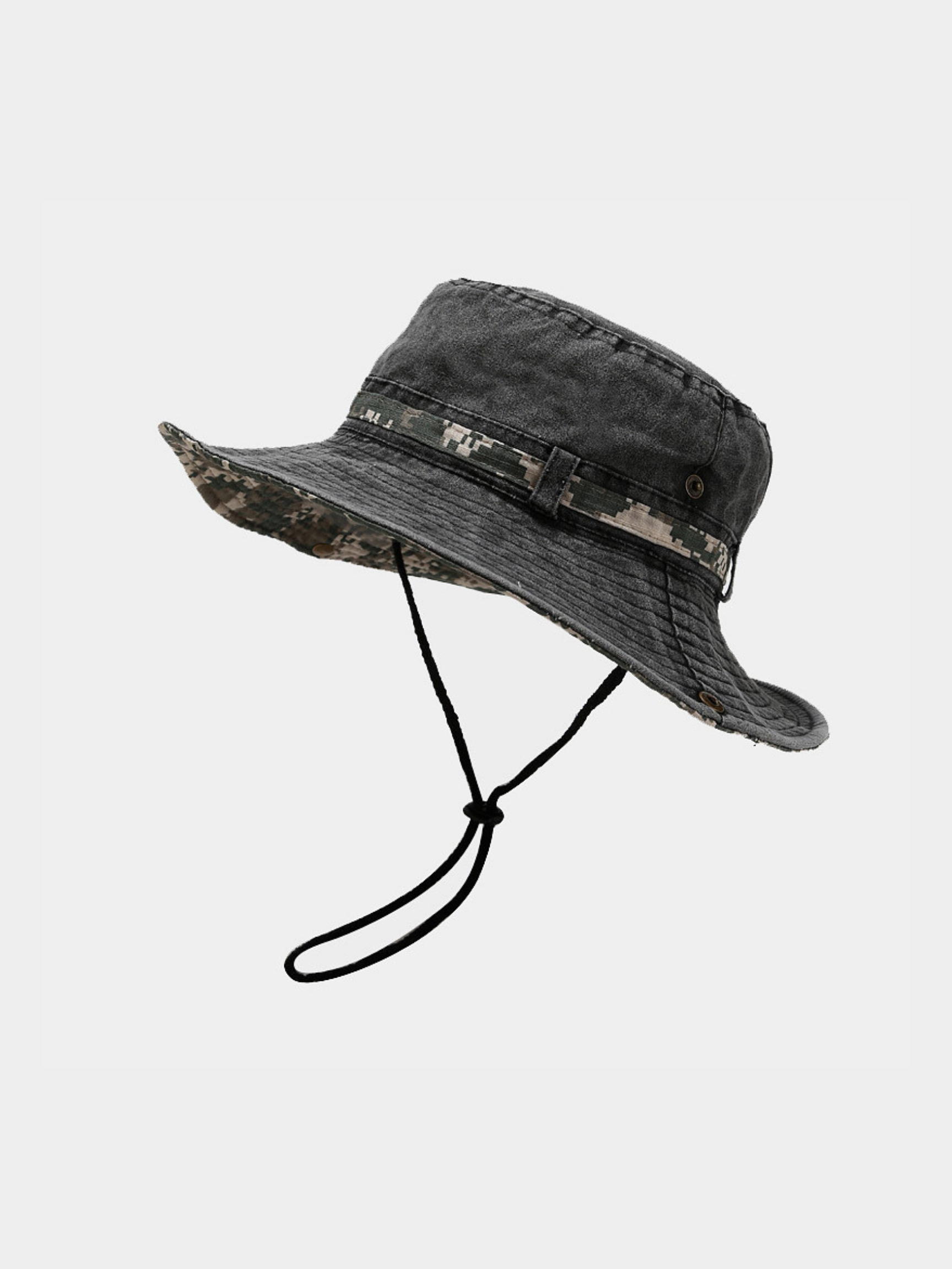 FadeCam - UPF50+ Protection Washed Camouflage Sun Bucket Hat