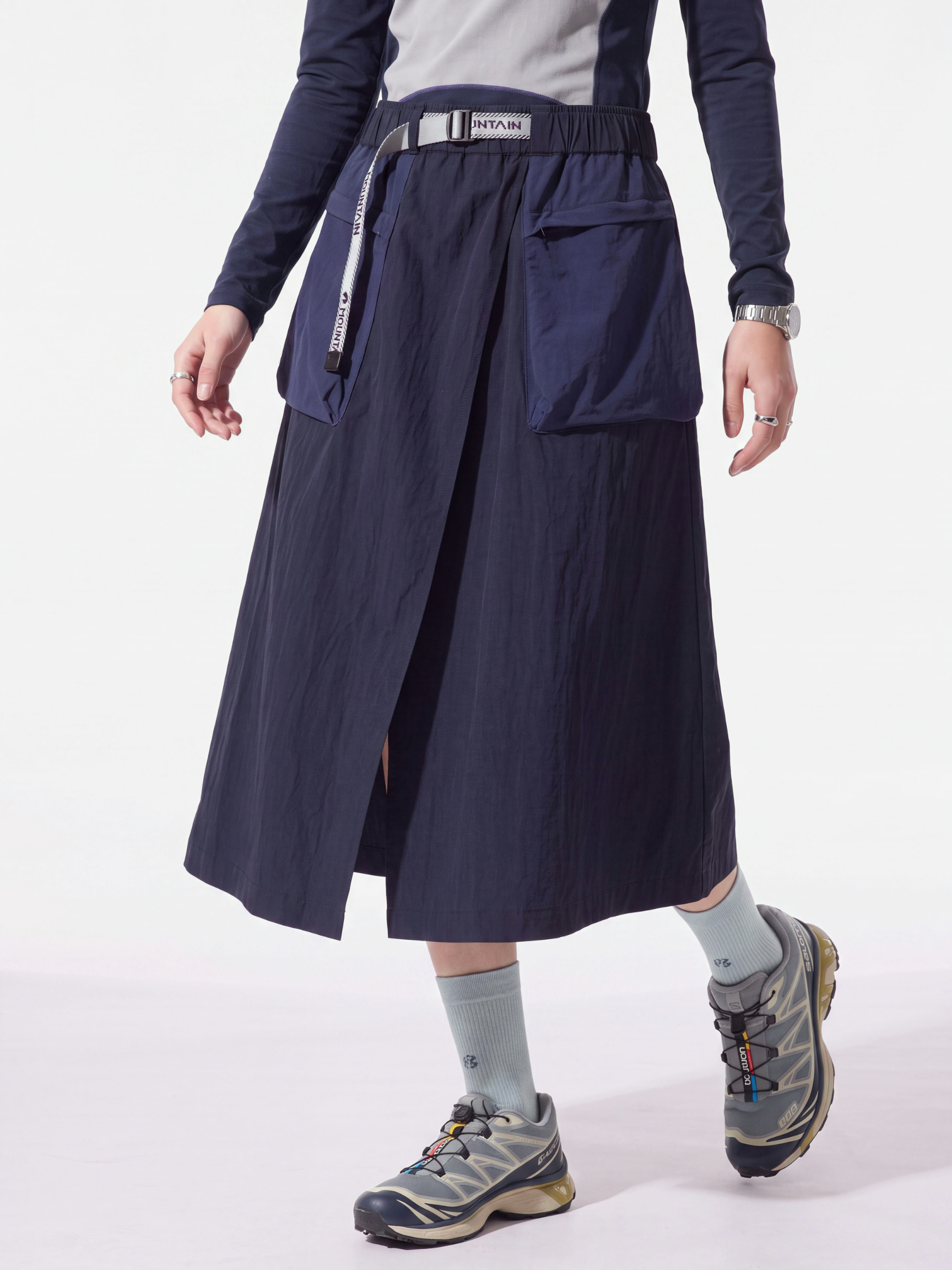 FloatDual - Women's Water-Repellent Quick-Dry Color-Block Outdoor Skirt