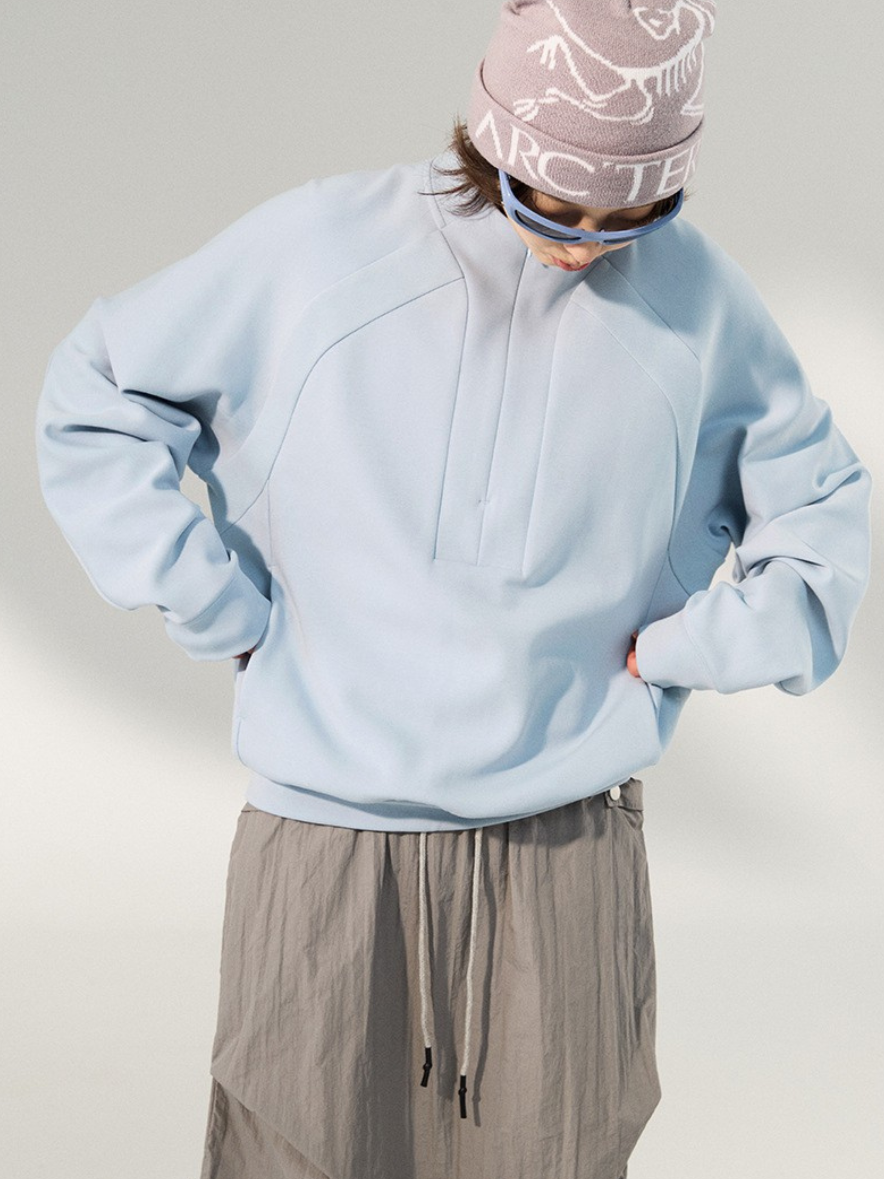 Valon - Unisex LYCRA® Stretch Half-Zip Sweatshirt