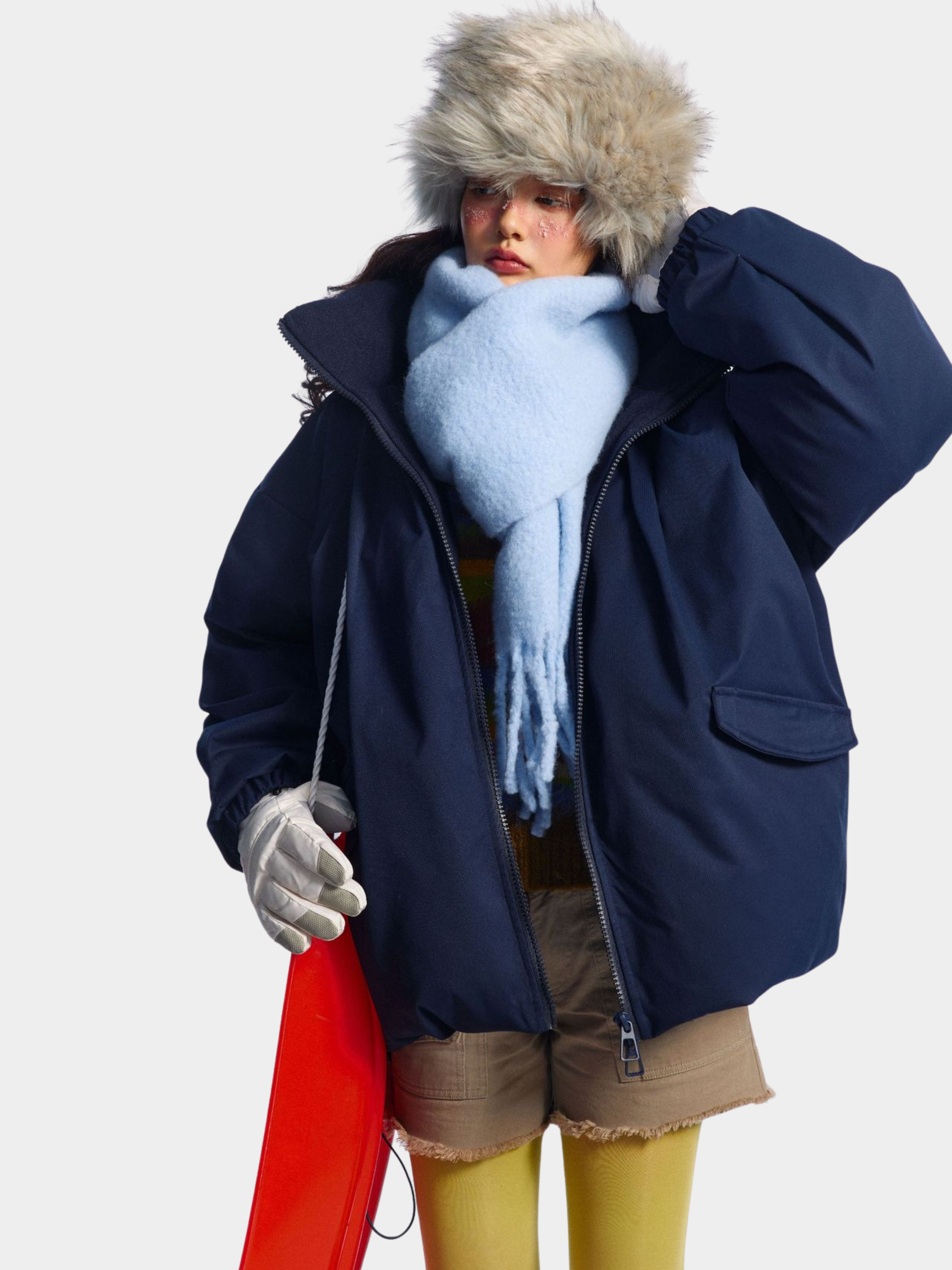 ShadowNest - Women's Oversized Stand Collar Padded Jacket