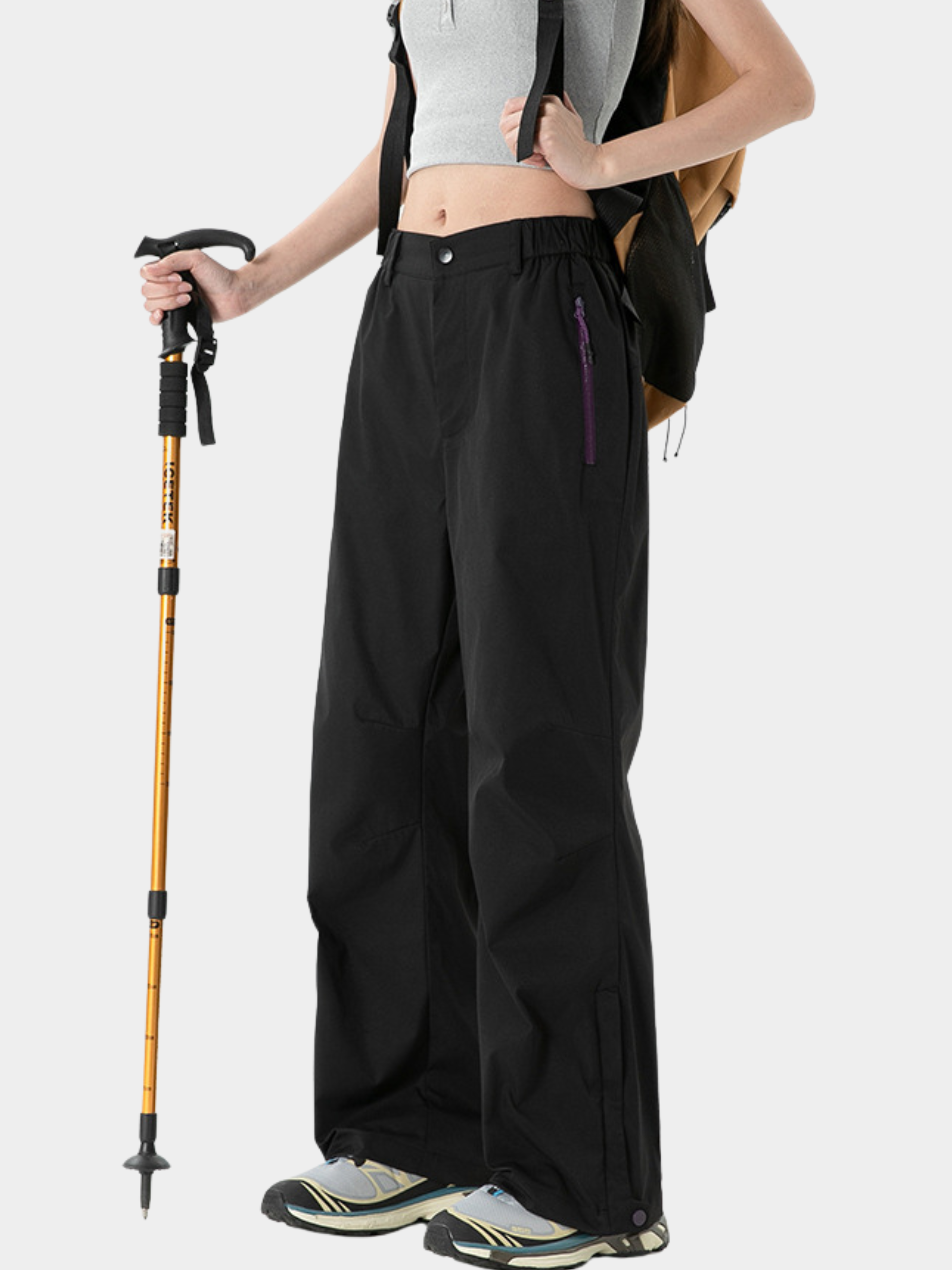 Aquatop - Women's Waterproof Windproof Loose Fit Cargo Pants