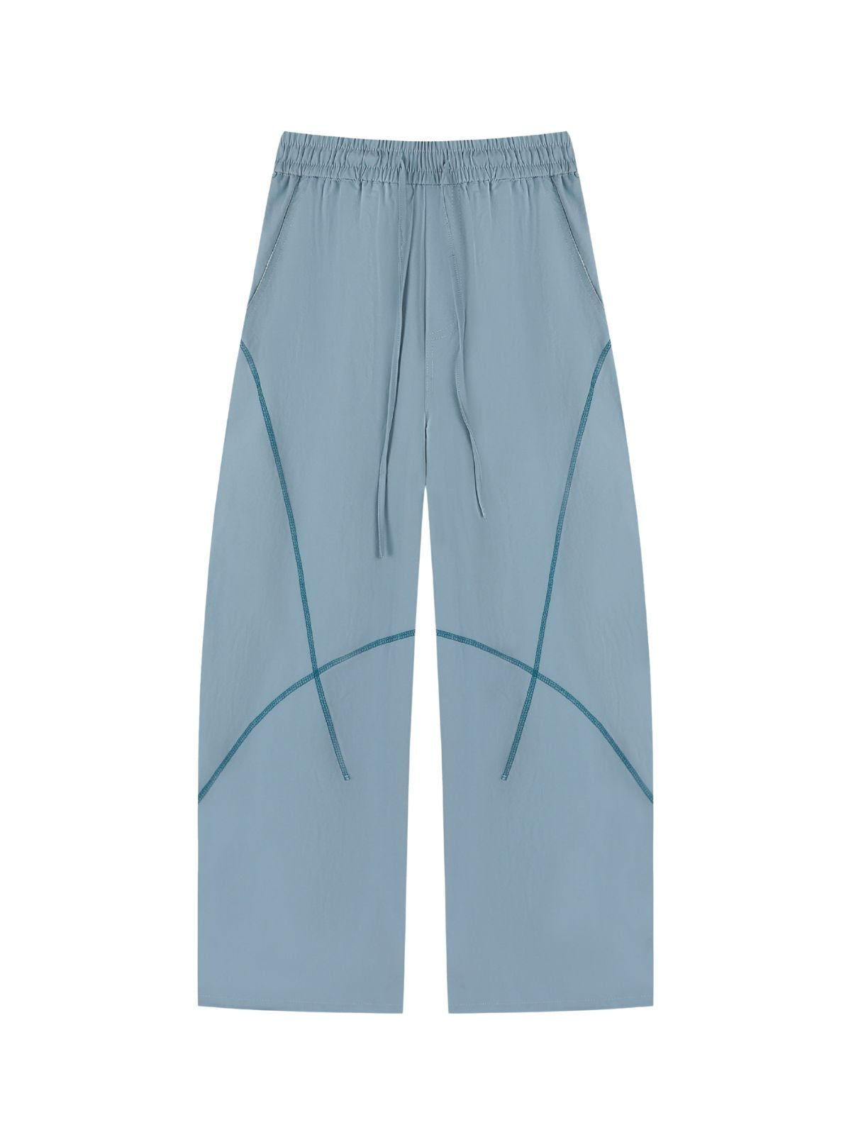 FrostDash - Lightweight Loose Colorblock Hasso Stitch Pants