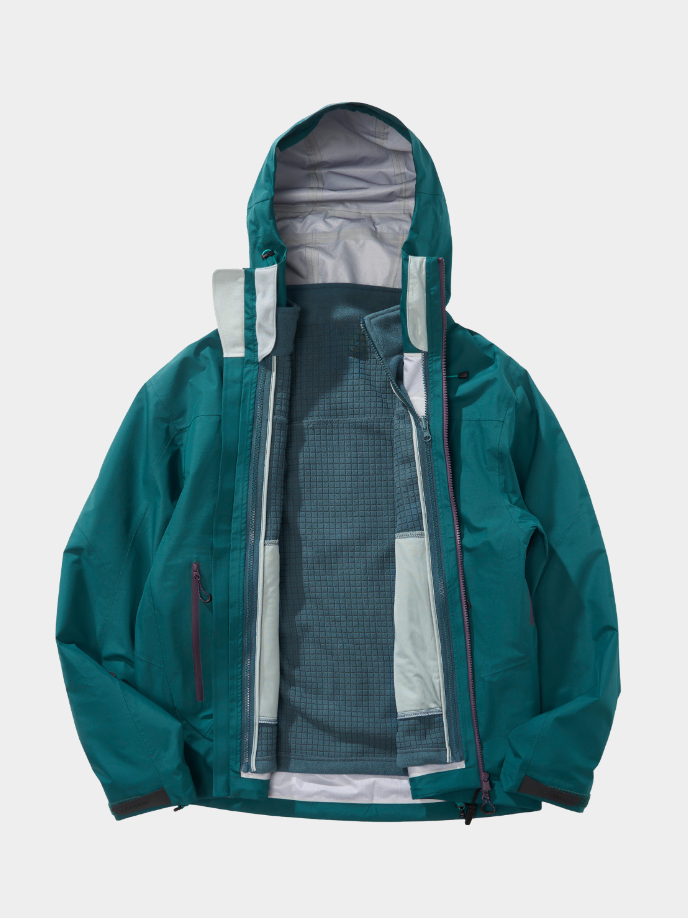 CampGlove - Men's 3-in-1 Fleece Hard Shell Jacket
