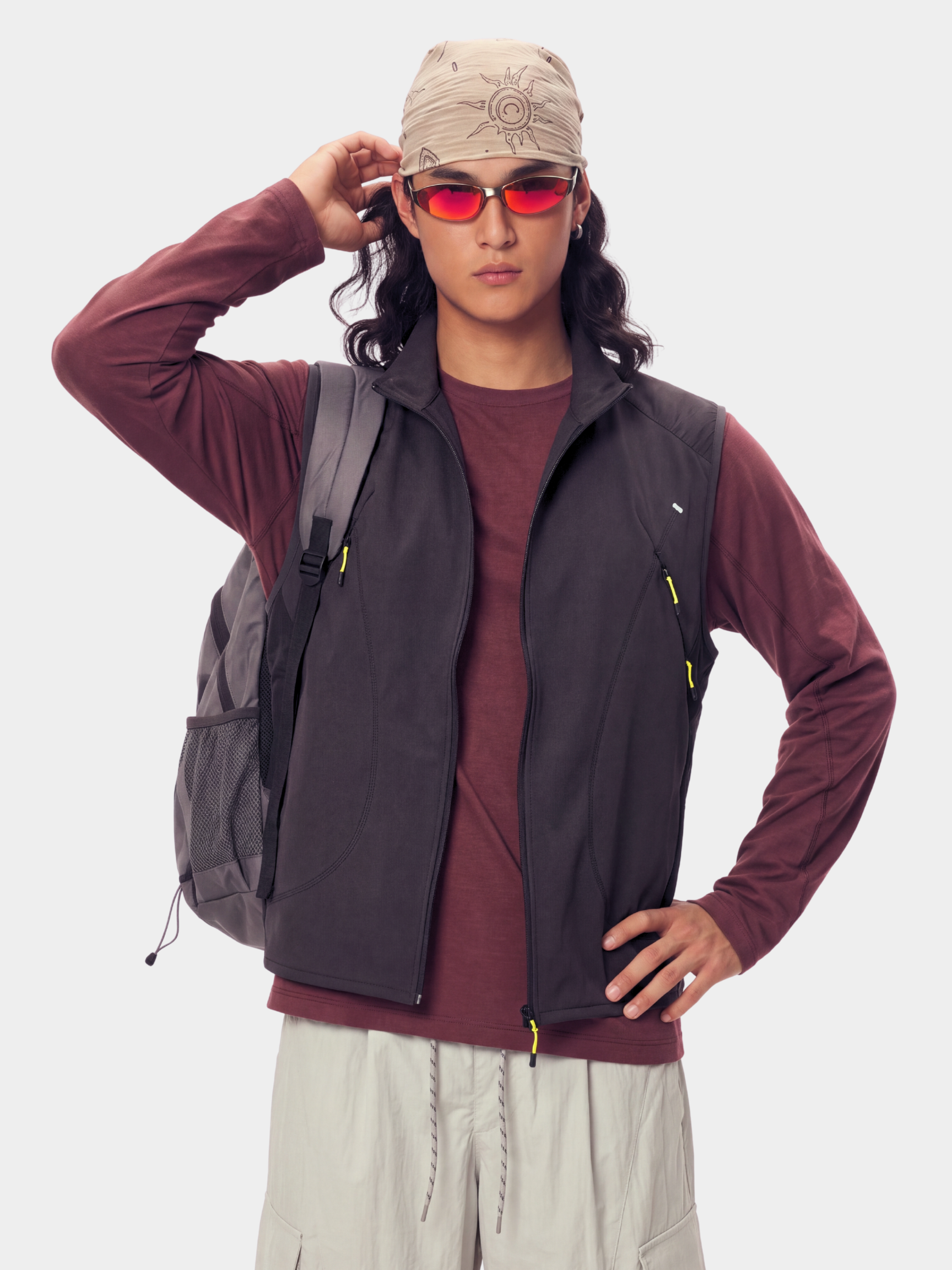 SplitSew - Sorona® Lightweight Breathable Stand Collar Vest
