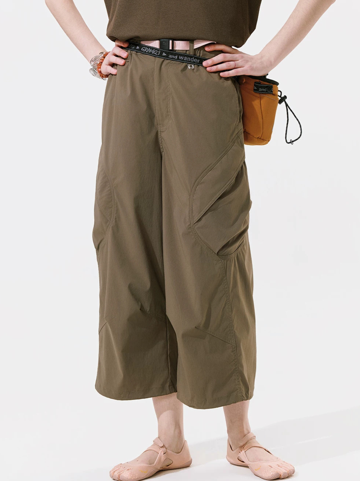 FoldDraw - Unisex Quick-Dry Adjustable Pleated Lightweight Cropped Pants
