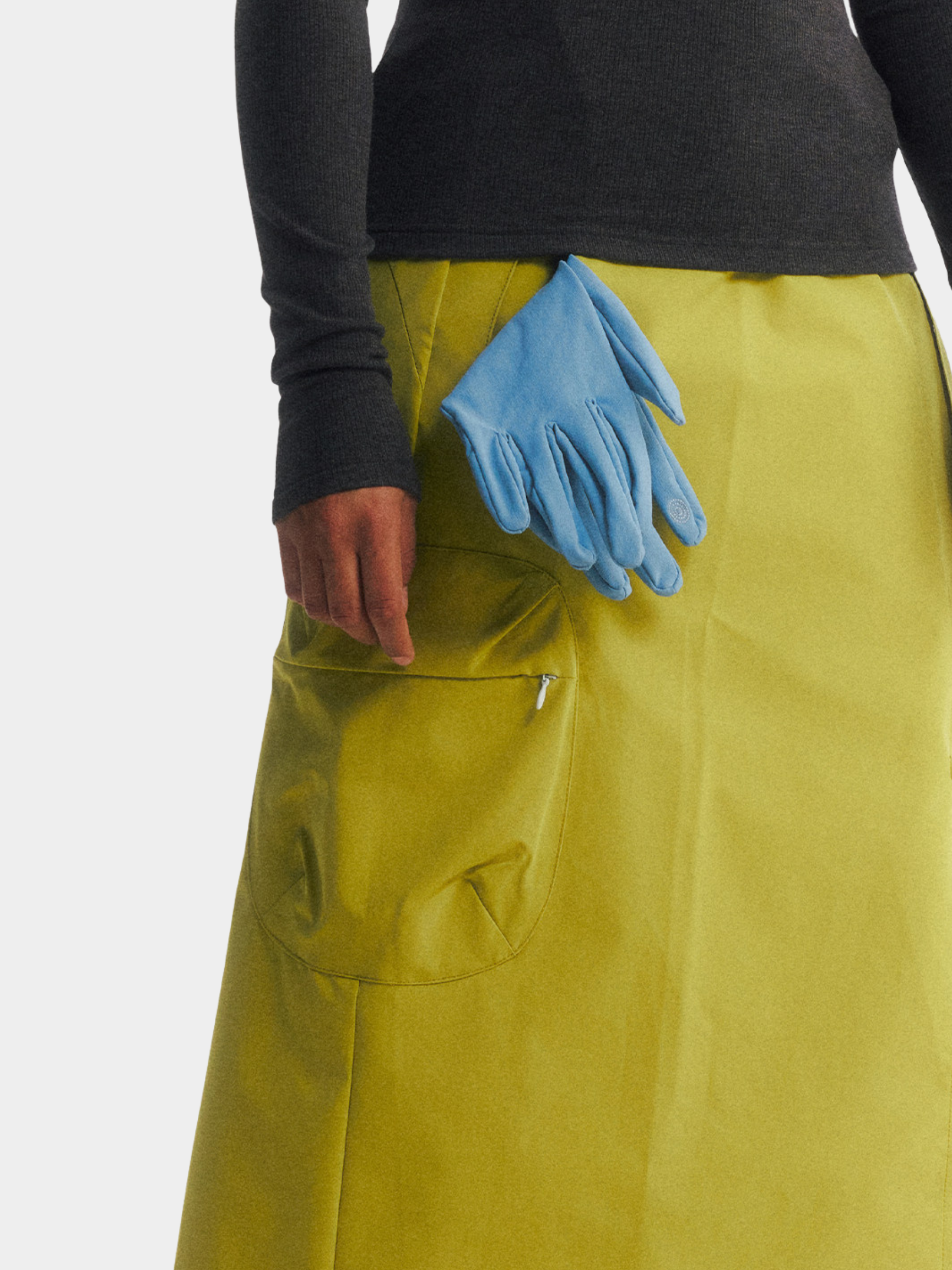 SpringMist - Women's Water-Repellent Durable A-Line Midi Skirt