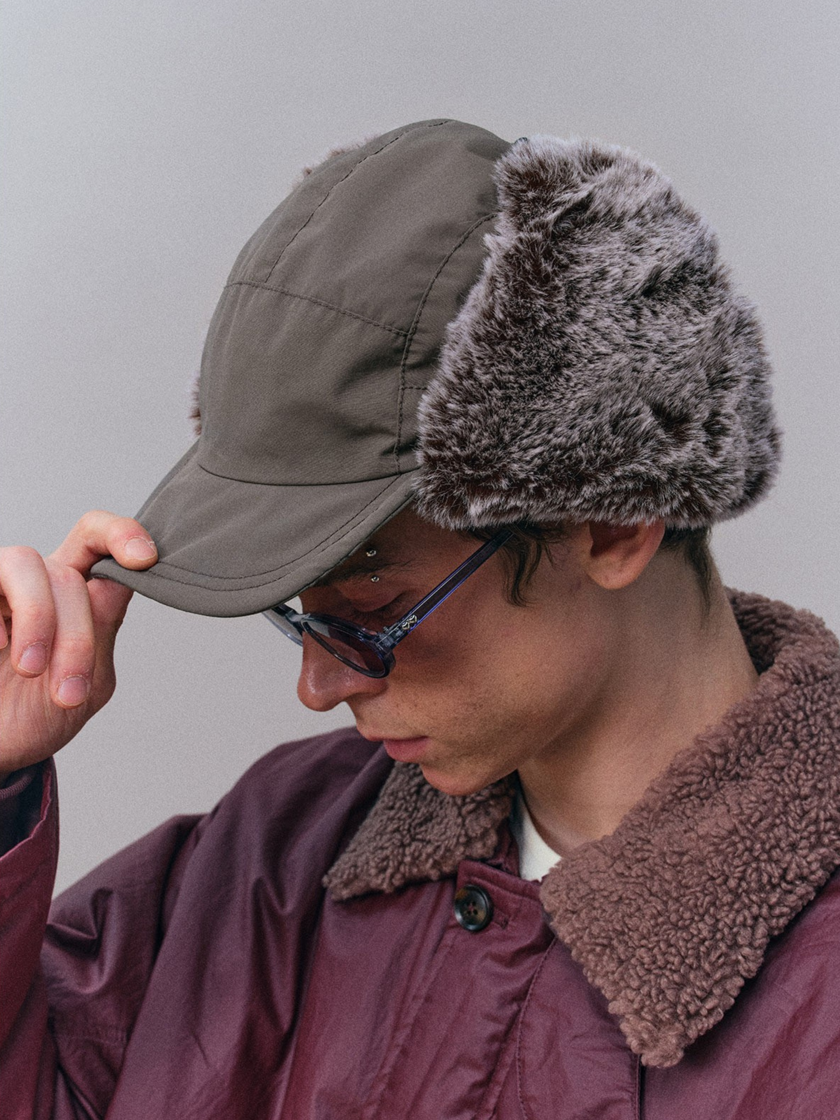 Thornclad - Water-Repellent Faux-Fleece Warm Earflap Hat