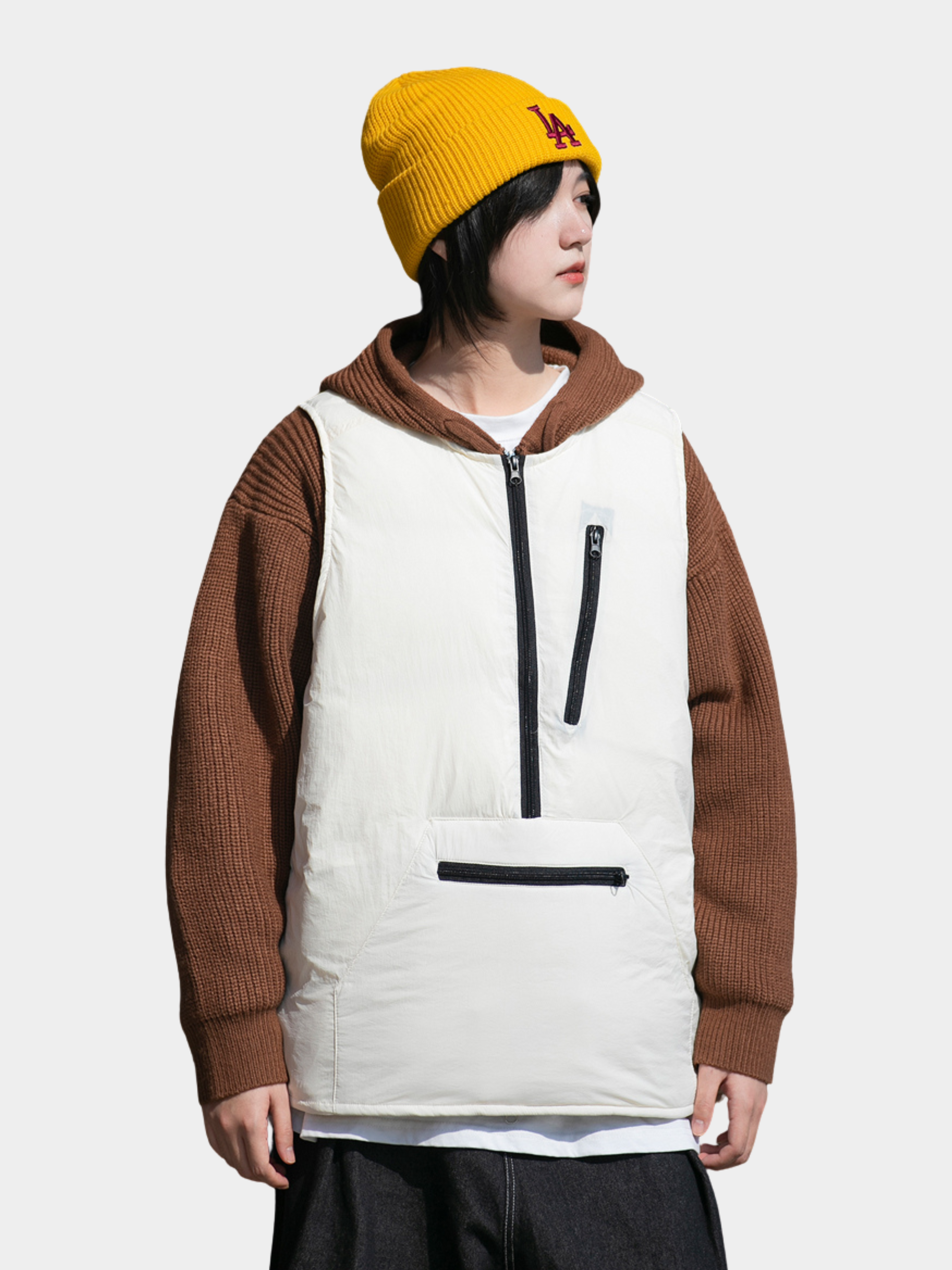 HeatBag - Women's 90% White Duck Down Large Pocket Vest