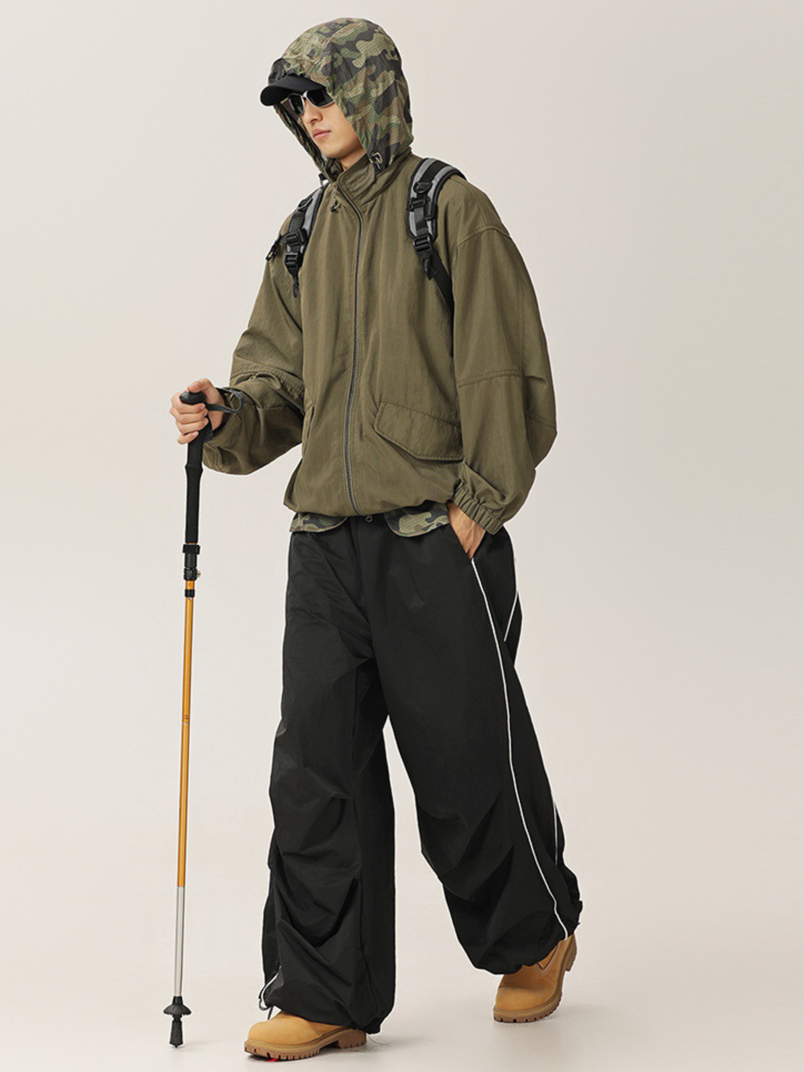 EaglePath - Unisex Ultra-Loose Paratrooper Pants for Camping & Urban Wear GONGGAR SPORTS