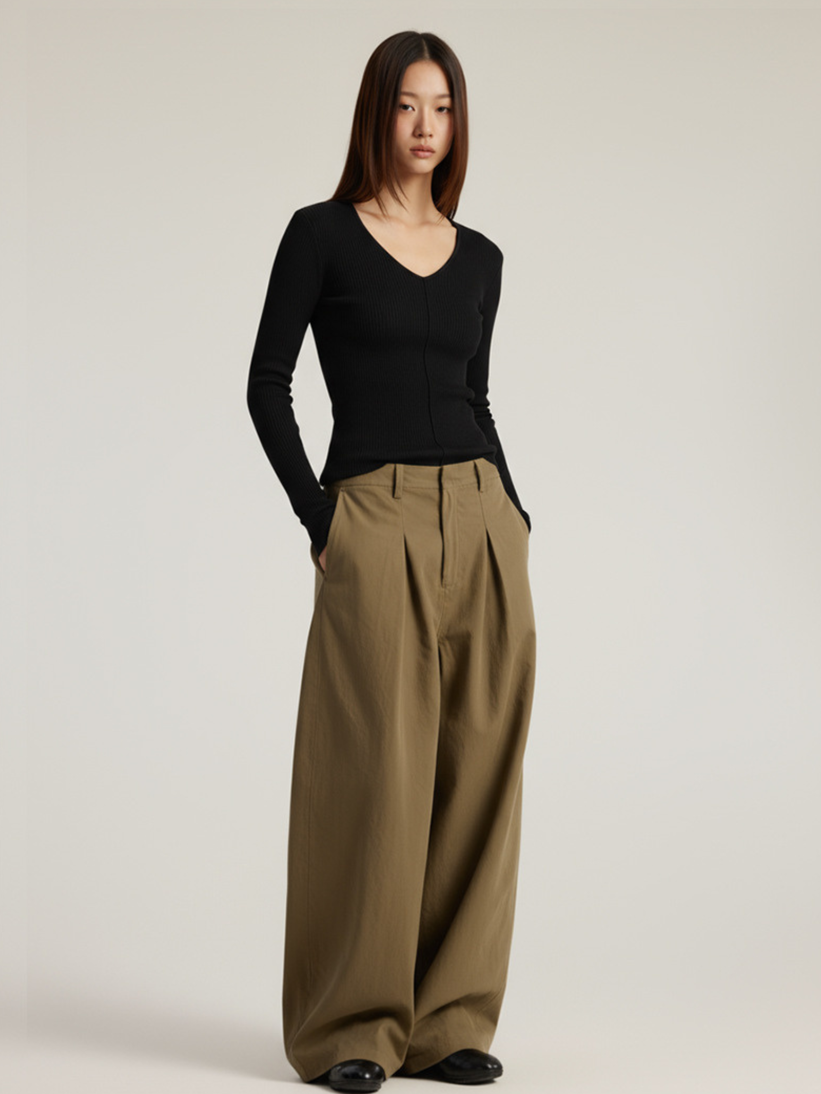 Cloudreach - Women's Tencel™ Wool V-Neck Base Layer Top