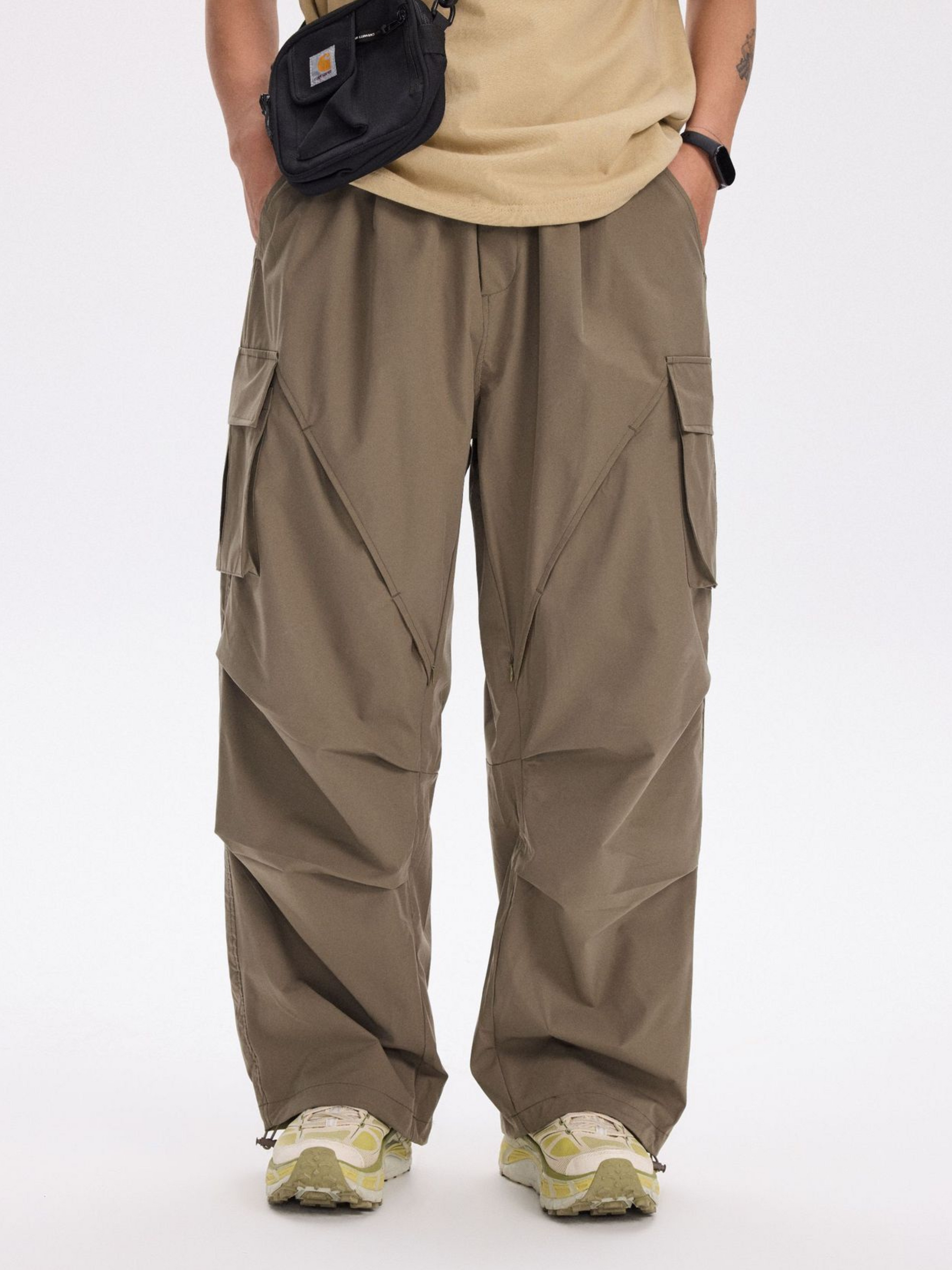 Eaglenest - Unisex Breathable Wide-Leg Utility Cargo Pants GONGGAR SPORTS