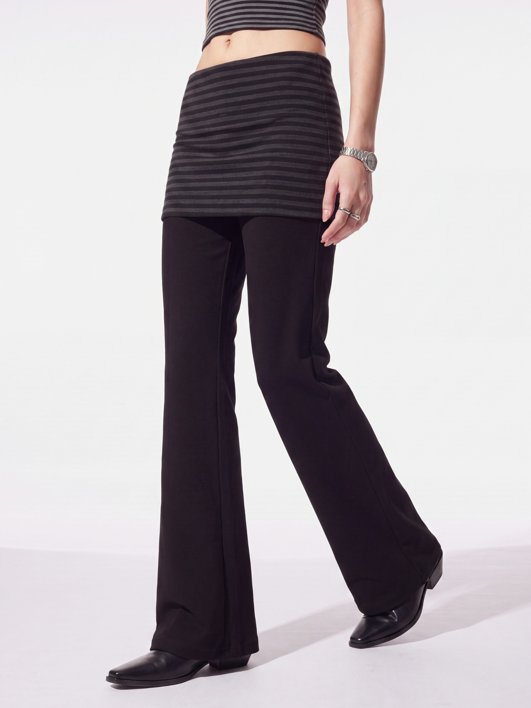 SlimFlare - Women's Slim Fit High-Waist Flared Pants