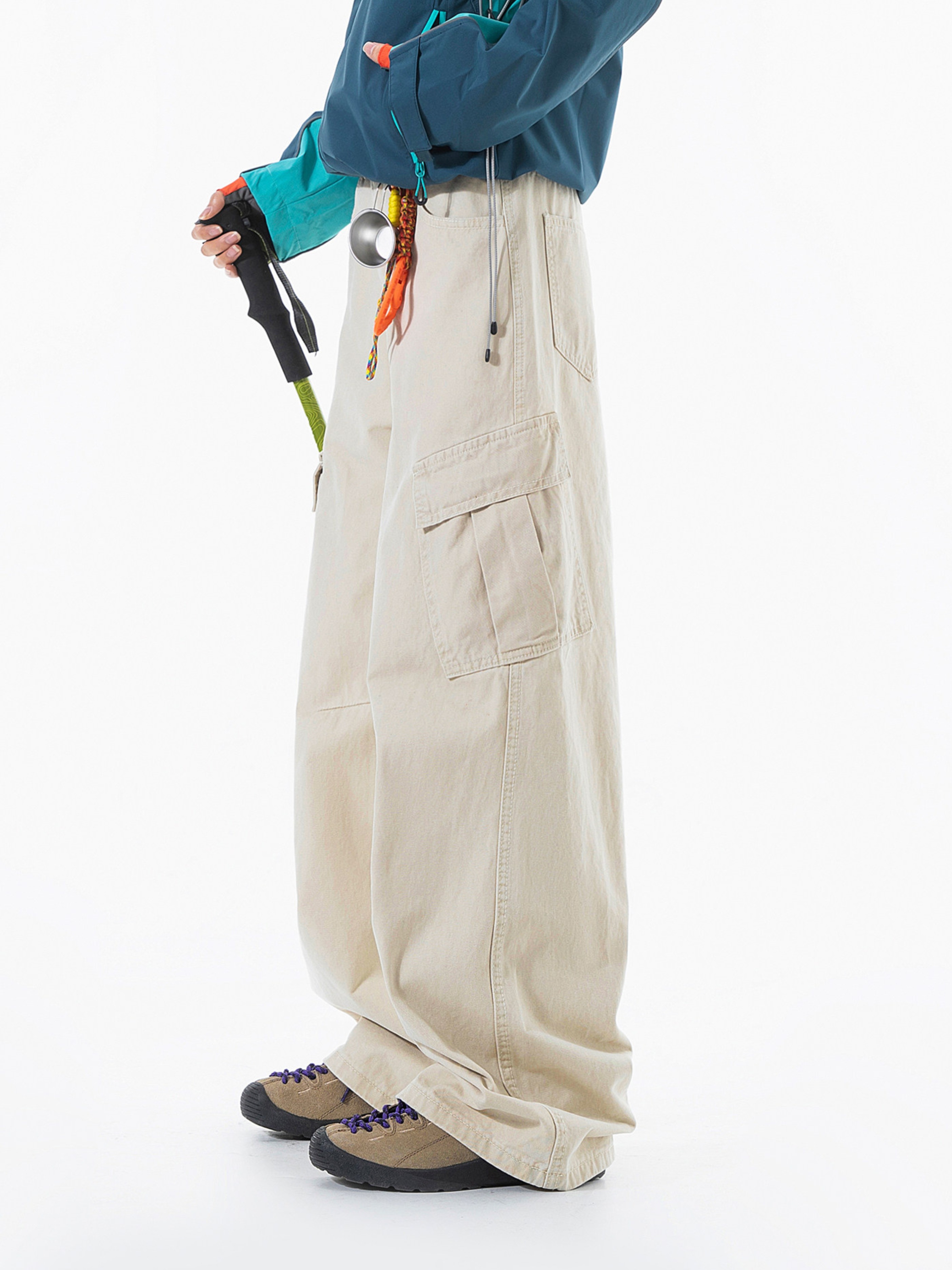 Ironclaw - Unisex Washed Durable Cotton Cargo Pants