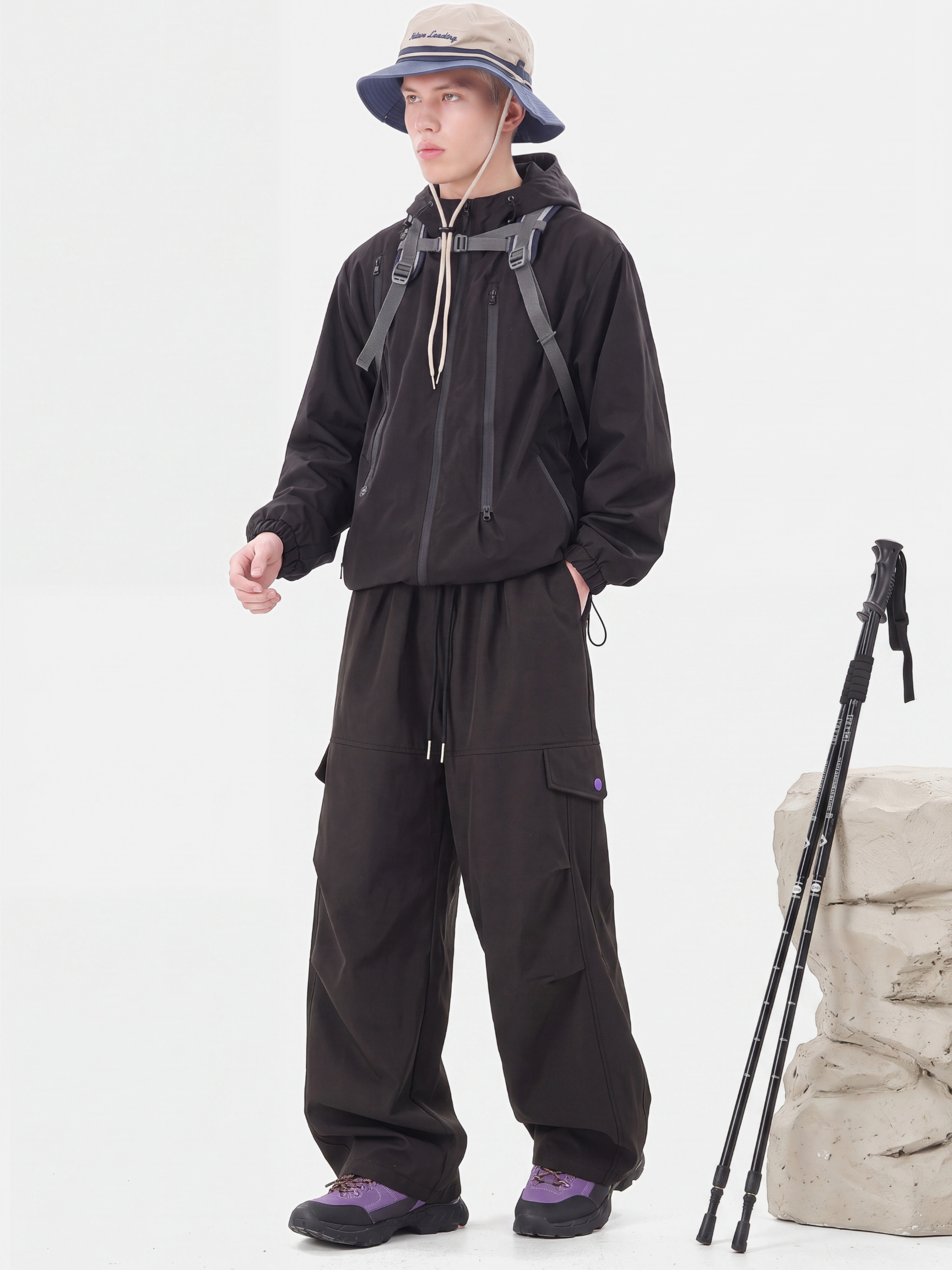 BlockGlide - Unisex Water-Repellent Utility Cargo Pants