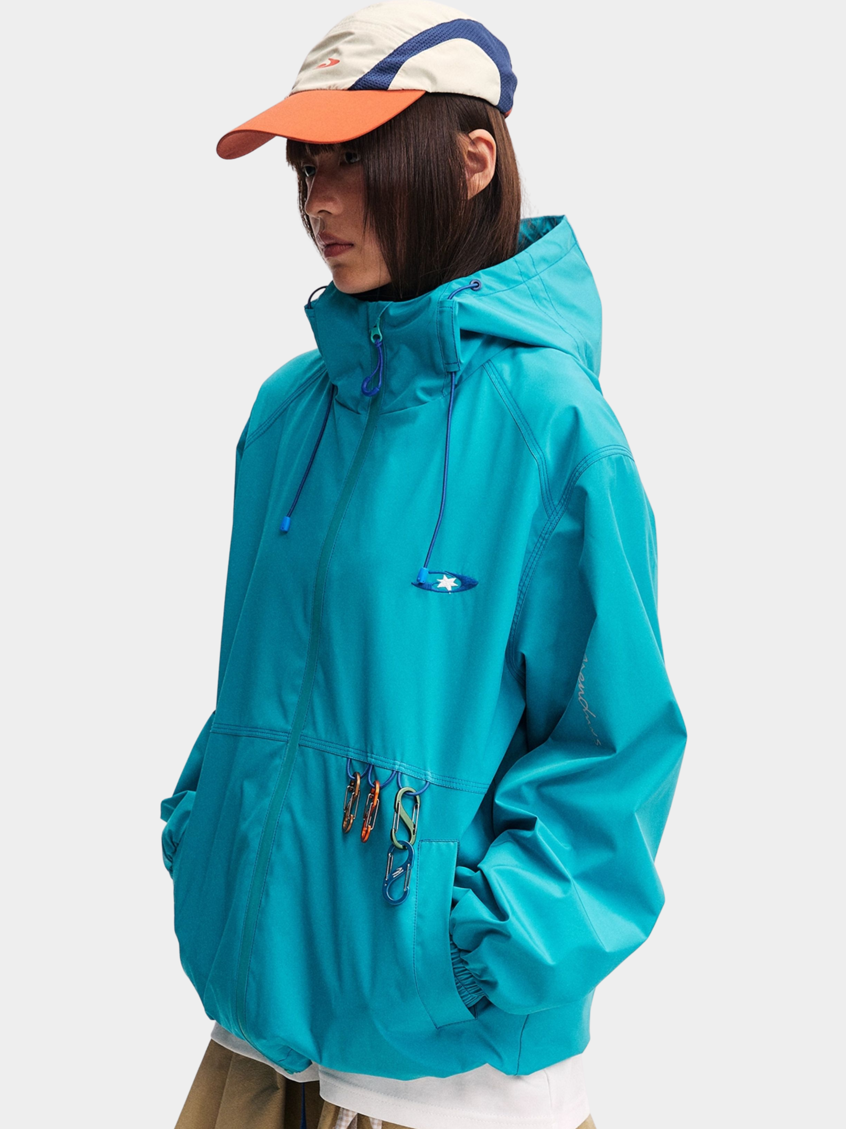 EchoDeck - Teflon® Triple-Defense Colorblock Drawstring Jacket