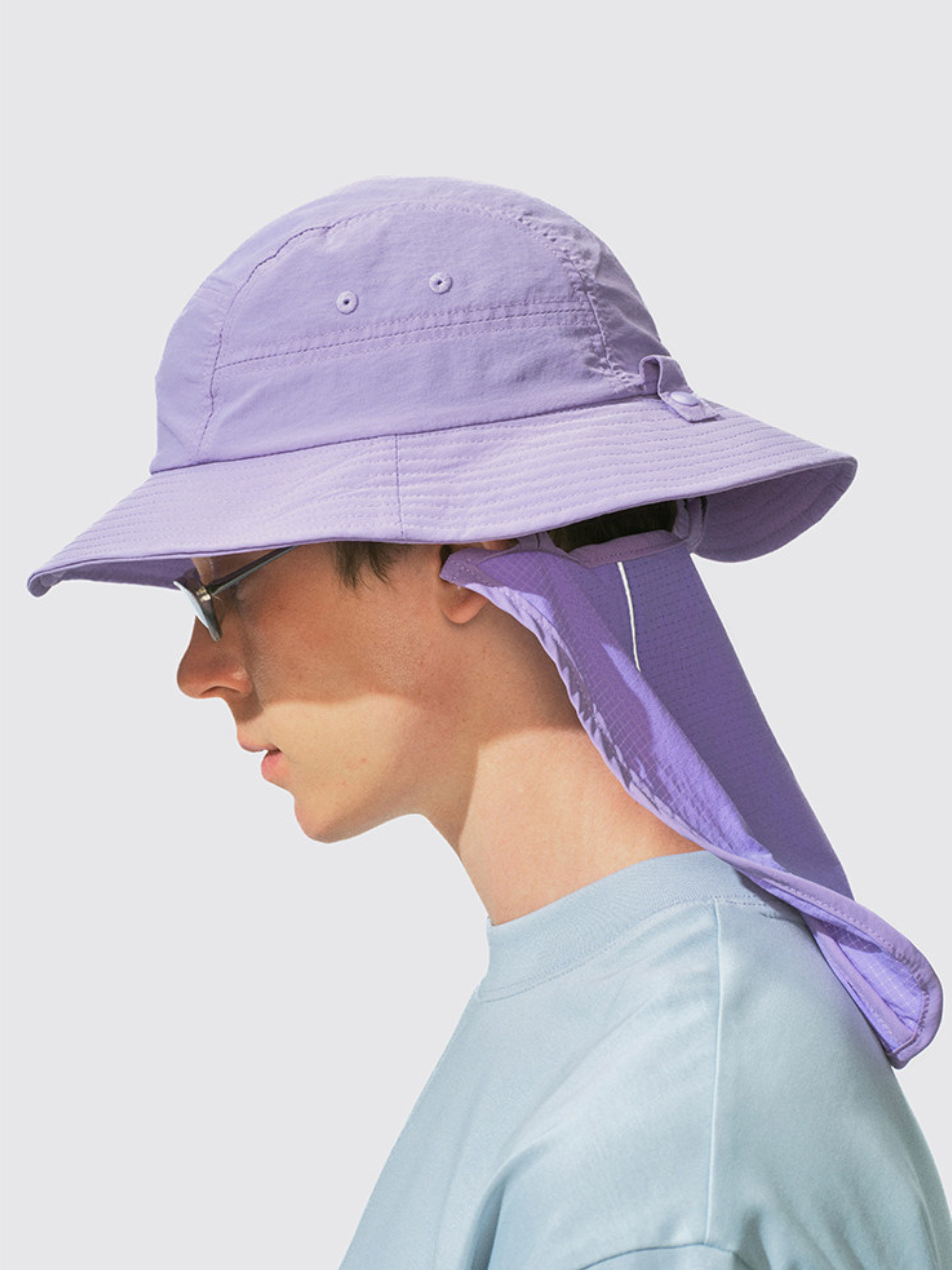 Driftclaw - UV Protection Detachable Neck Sun Flap Outdoor Bucket Hat