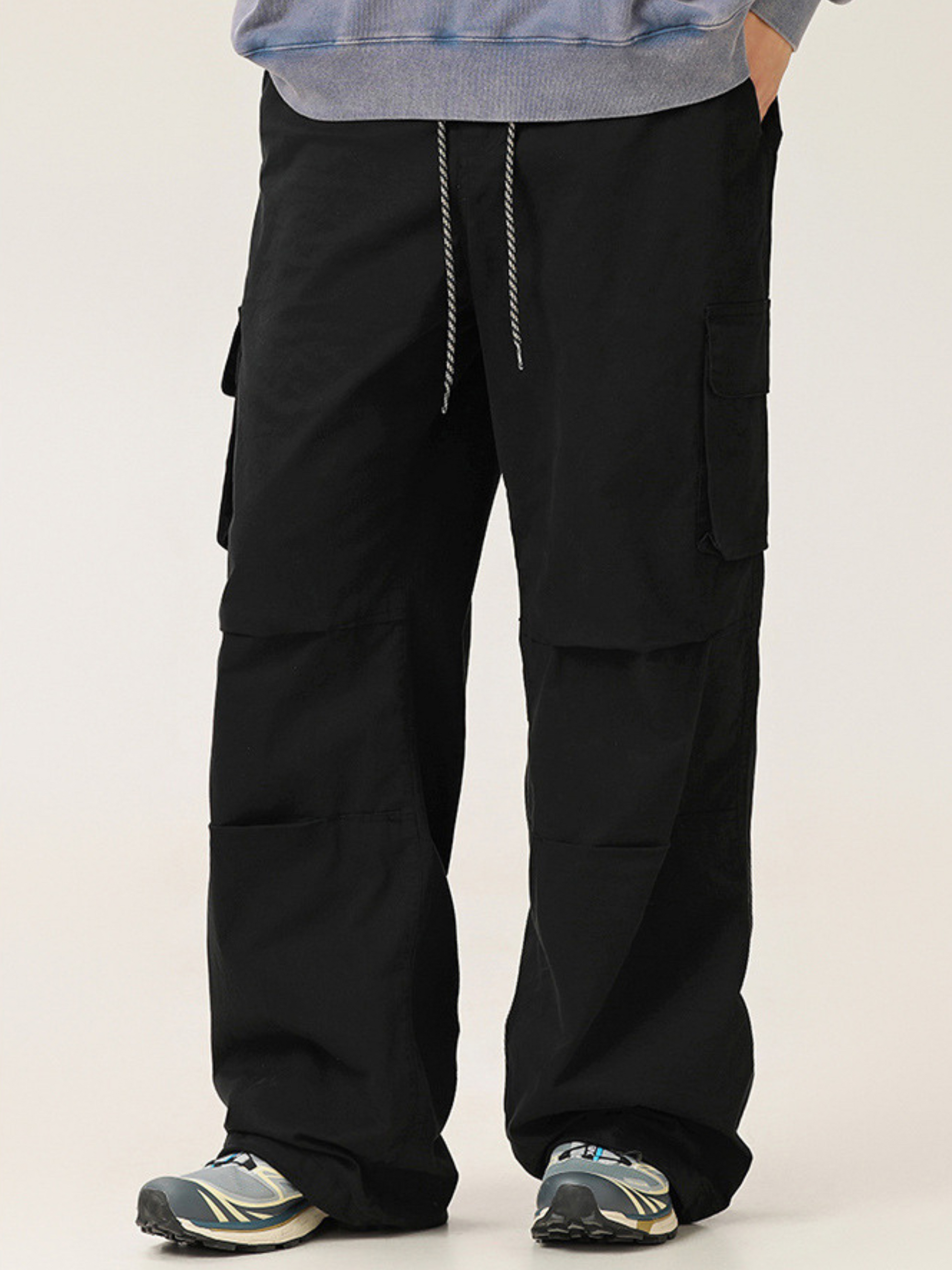 EagleNest - Unisex Loose Straight-Leg Utility Pants with Adjustable Hem GONGGAR SPORTS