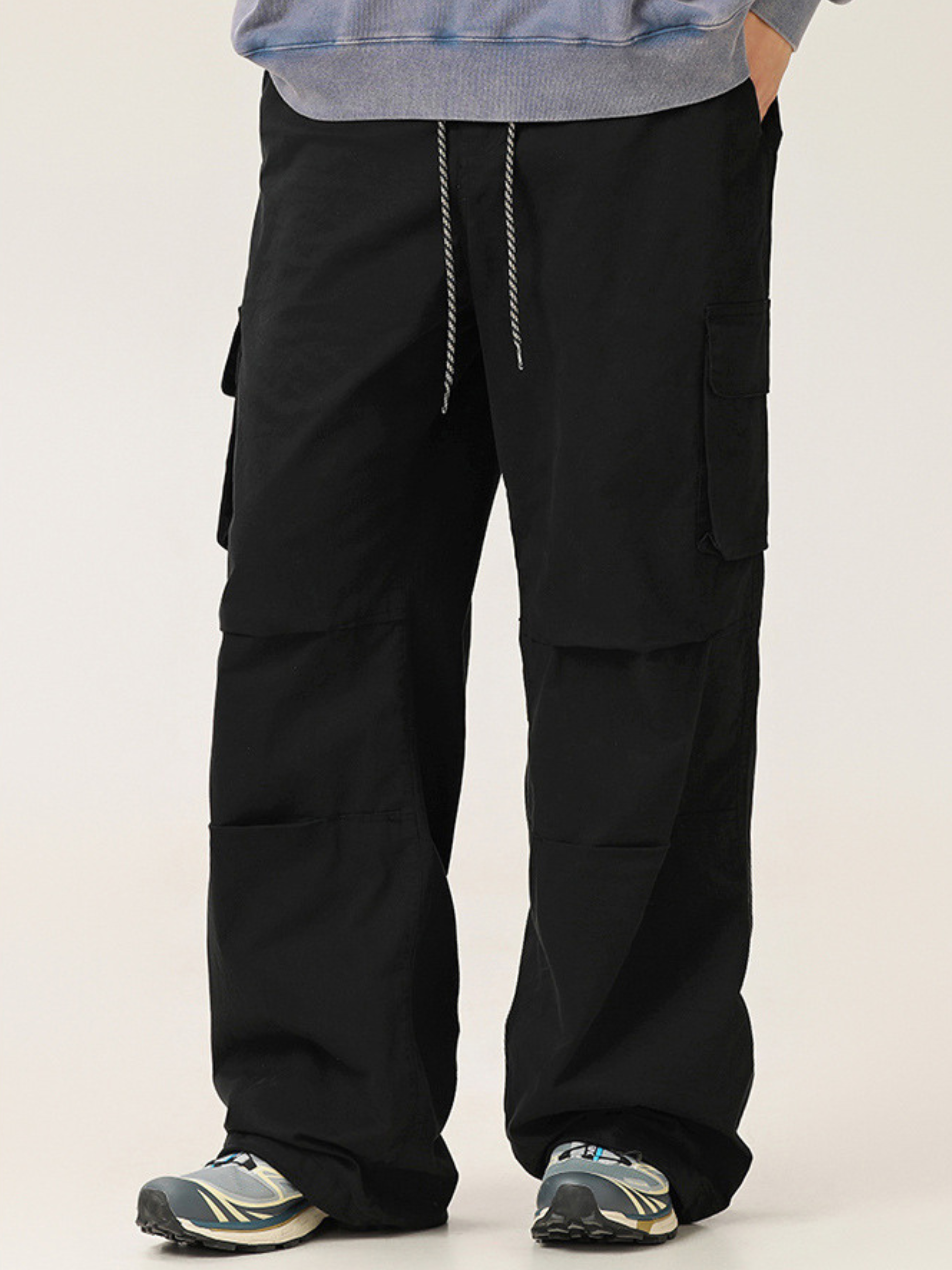 EagleNest - Unisex Loose Straight-Leg Utility Pants with Adjustable Hem GONGGAR SPORTS