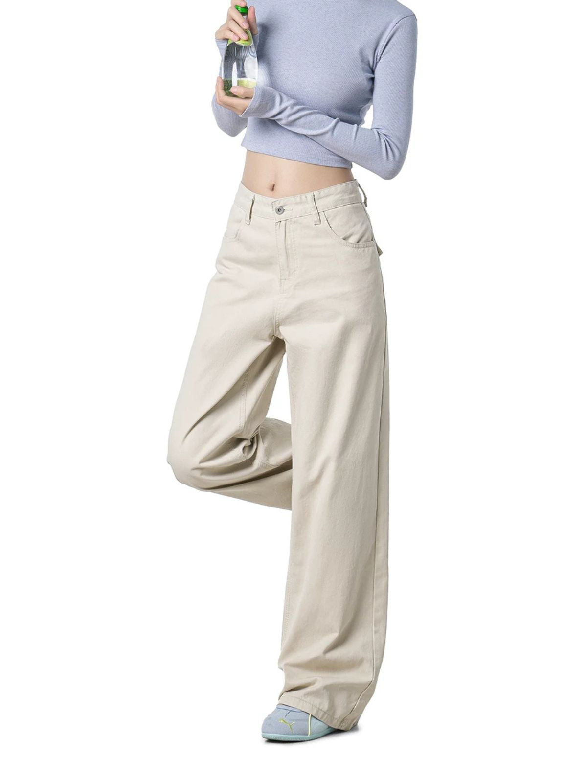 Gloomstep - Women's Abrasion-Resistant Wide-Leg Cargo Pants