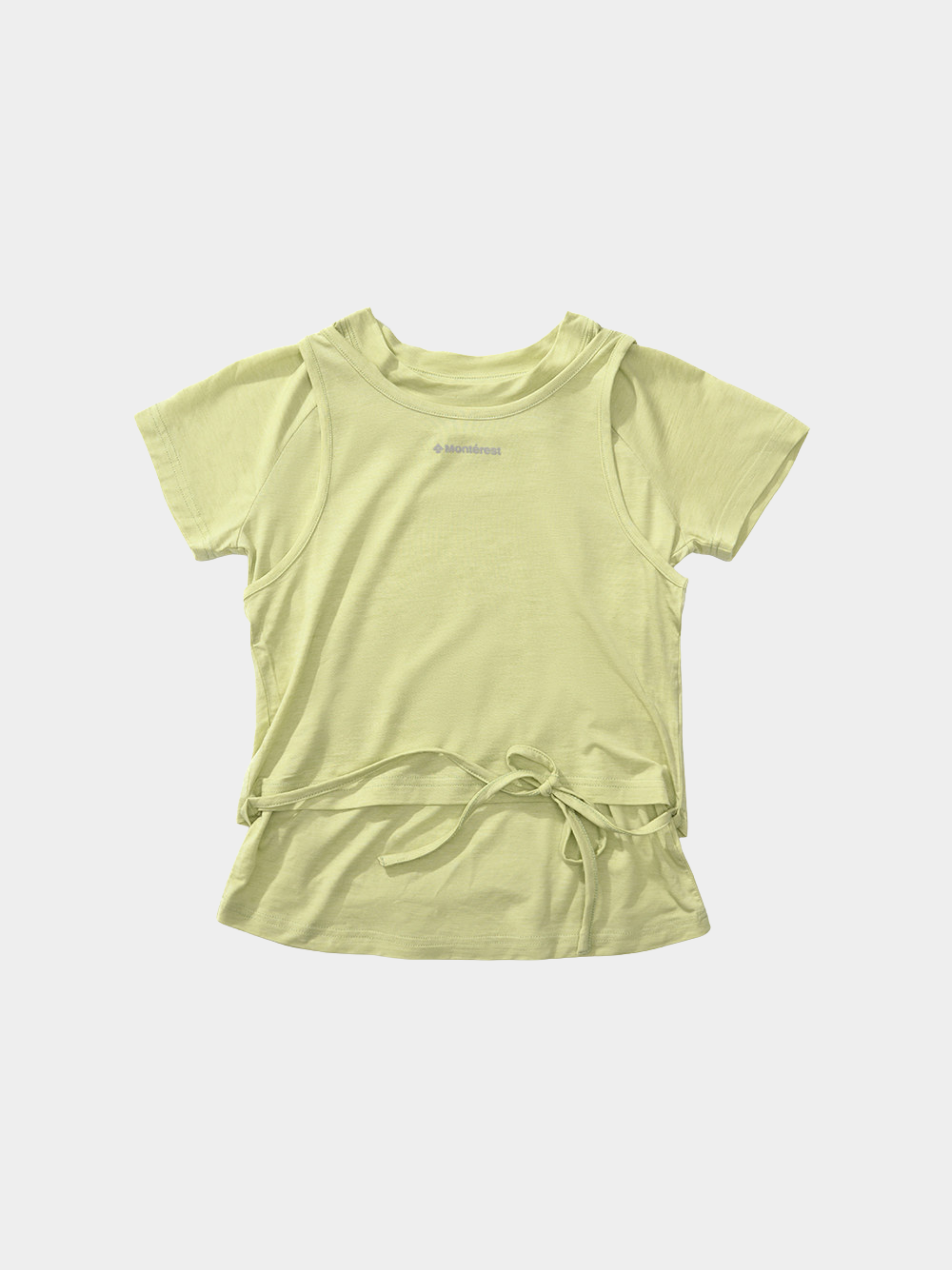 Caveloop - Women's 5A Antibacterial Yarn Slim Vest Short-Sleeve T-Shirt