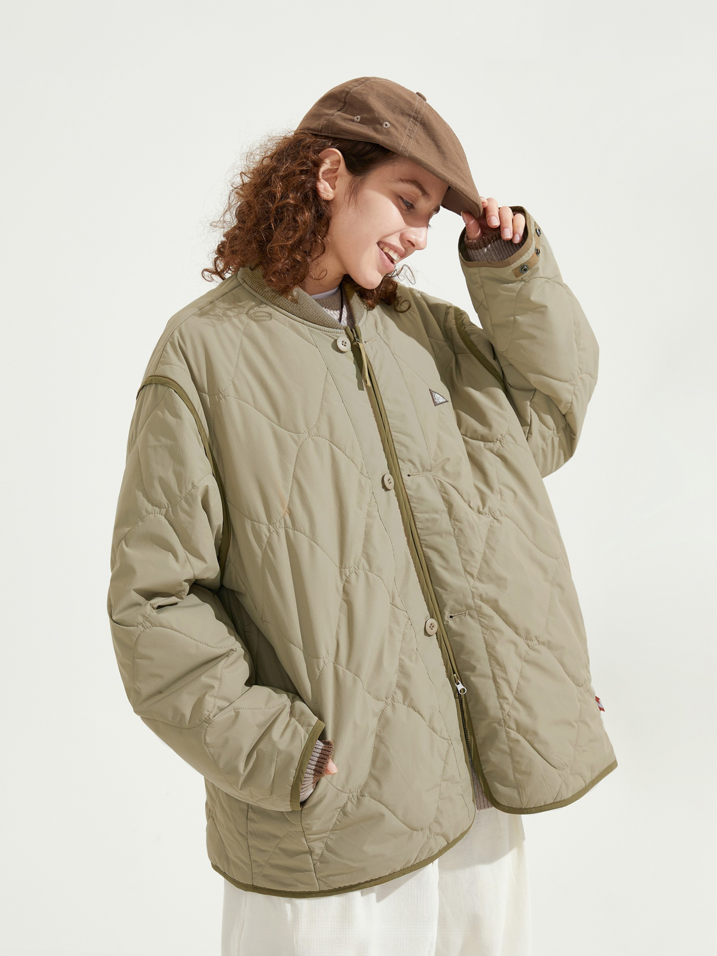 Stormtrail - Unisex Loose-Fit Quilted Cotton Jacket