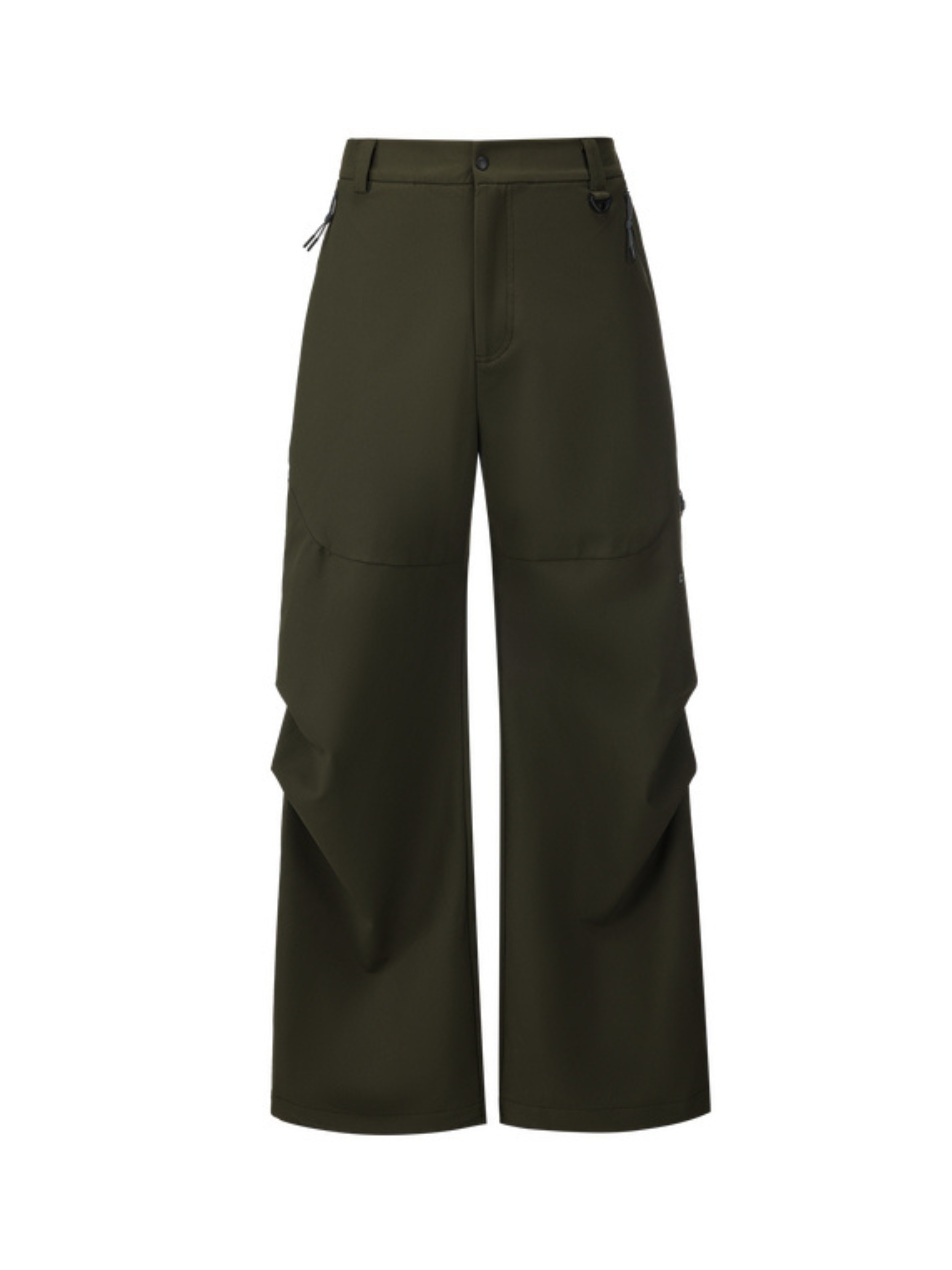 Stormlore - Men's Skin-Friendly Draped Zip Straight-Leg Pants
