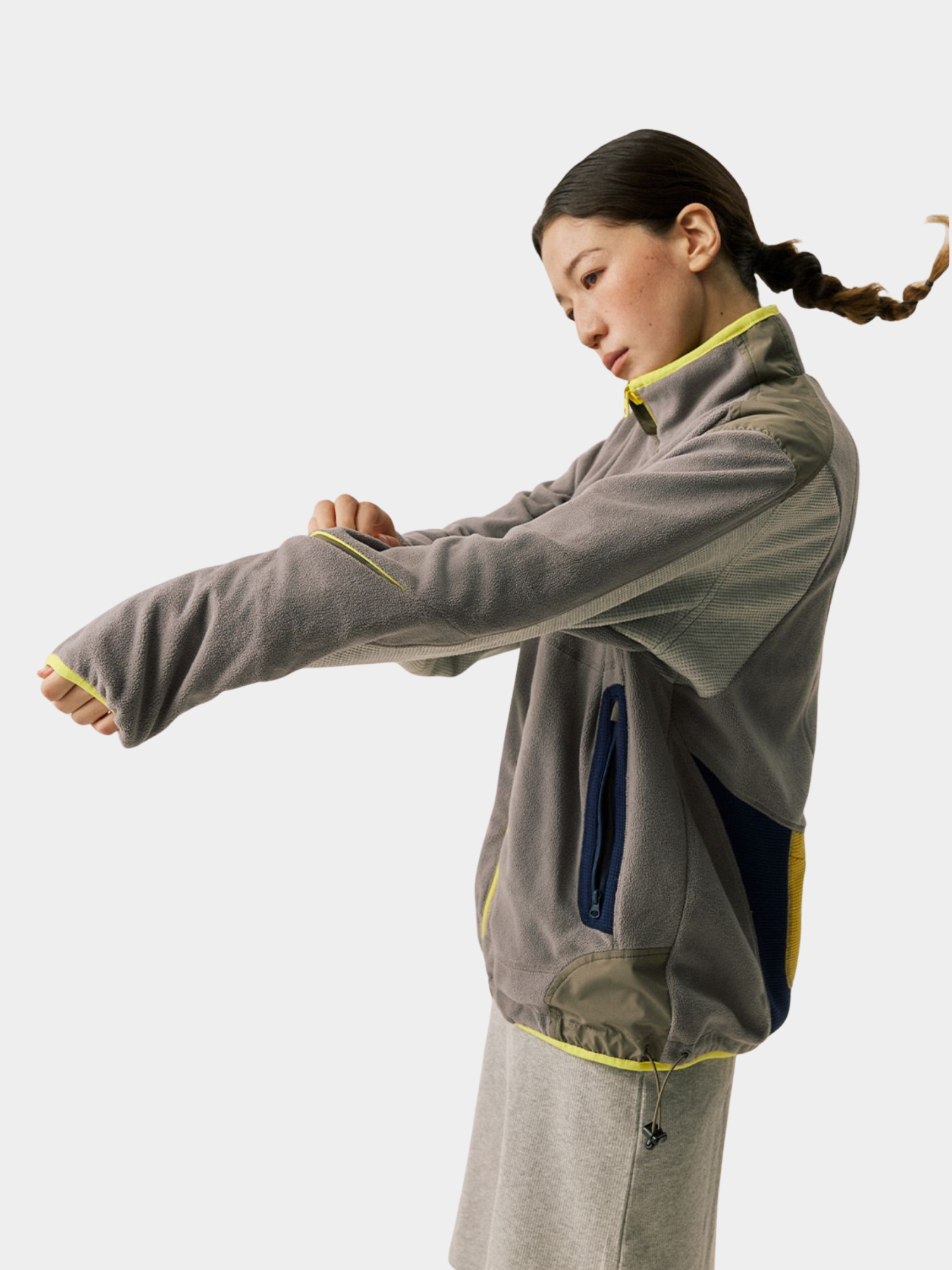 GlowStick - Unisex Reversible Fleece Cycling Jacket GONGGAR SPORTS