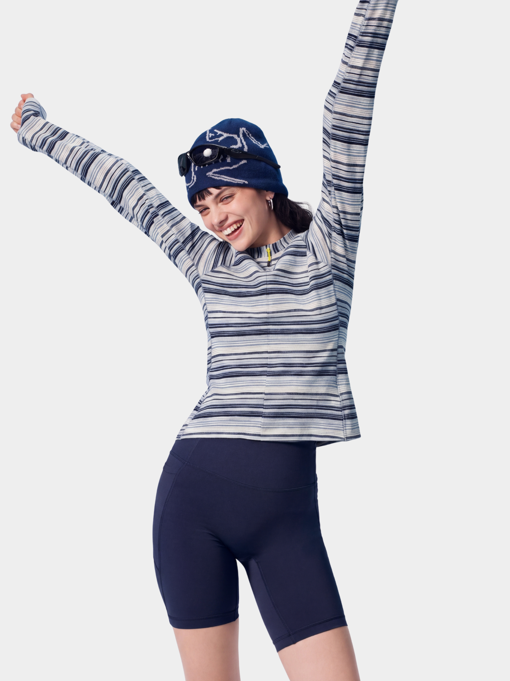 FitDrift - Women's Soft Breathable Slim-Fit Striped T-Shirt
