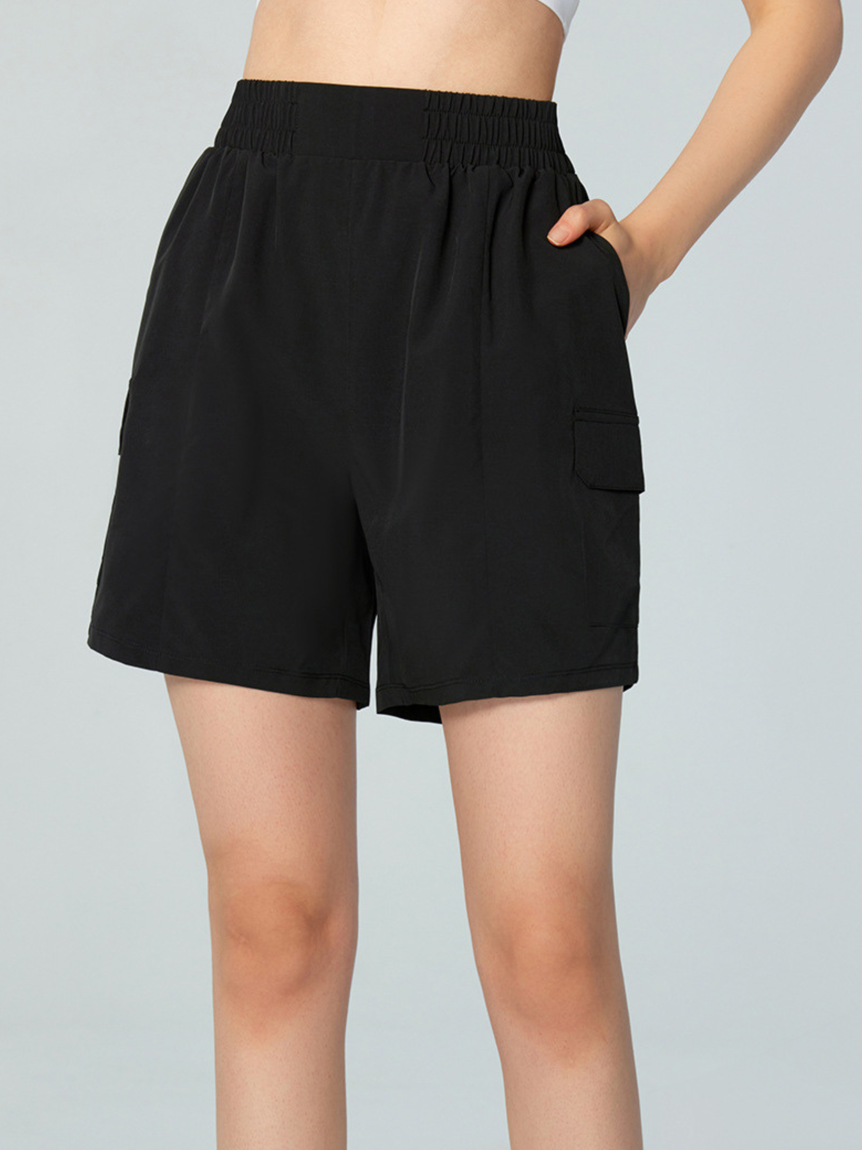 Cougarhowl - Women's Loose Fit Yoga Shorts