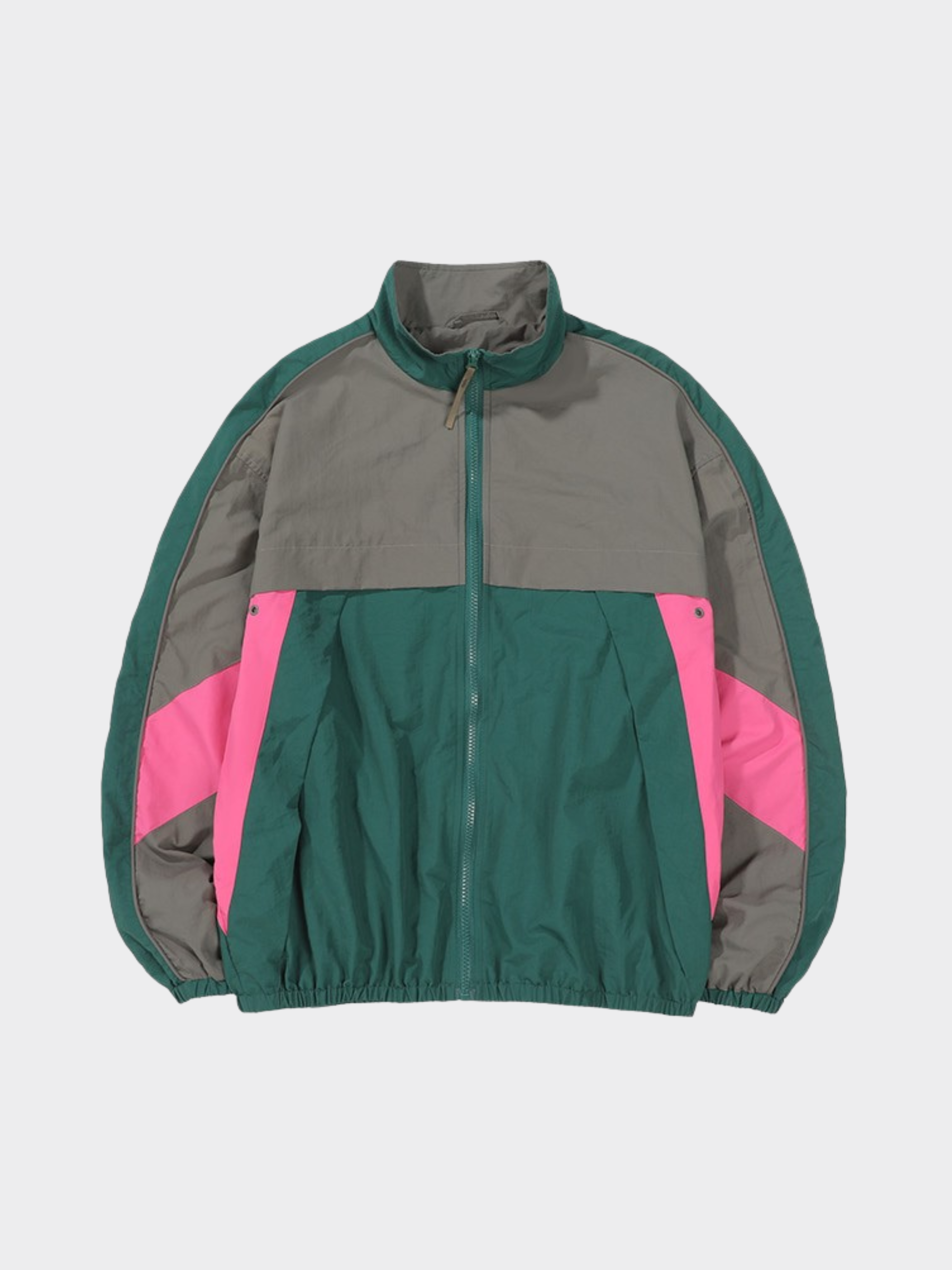 Venturer - Women's Colorblock Stand Collar Windbreaker Jacket