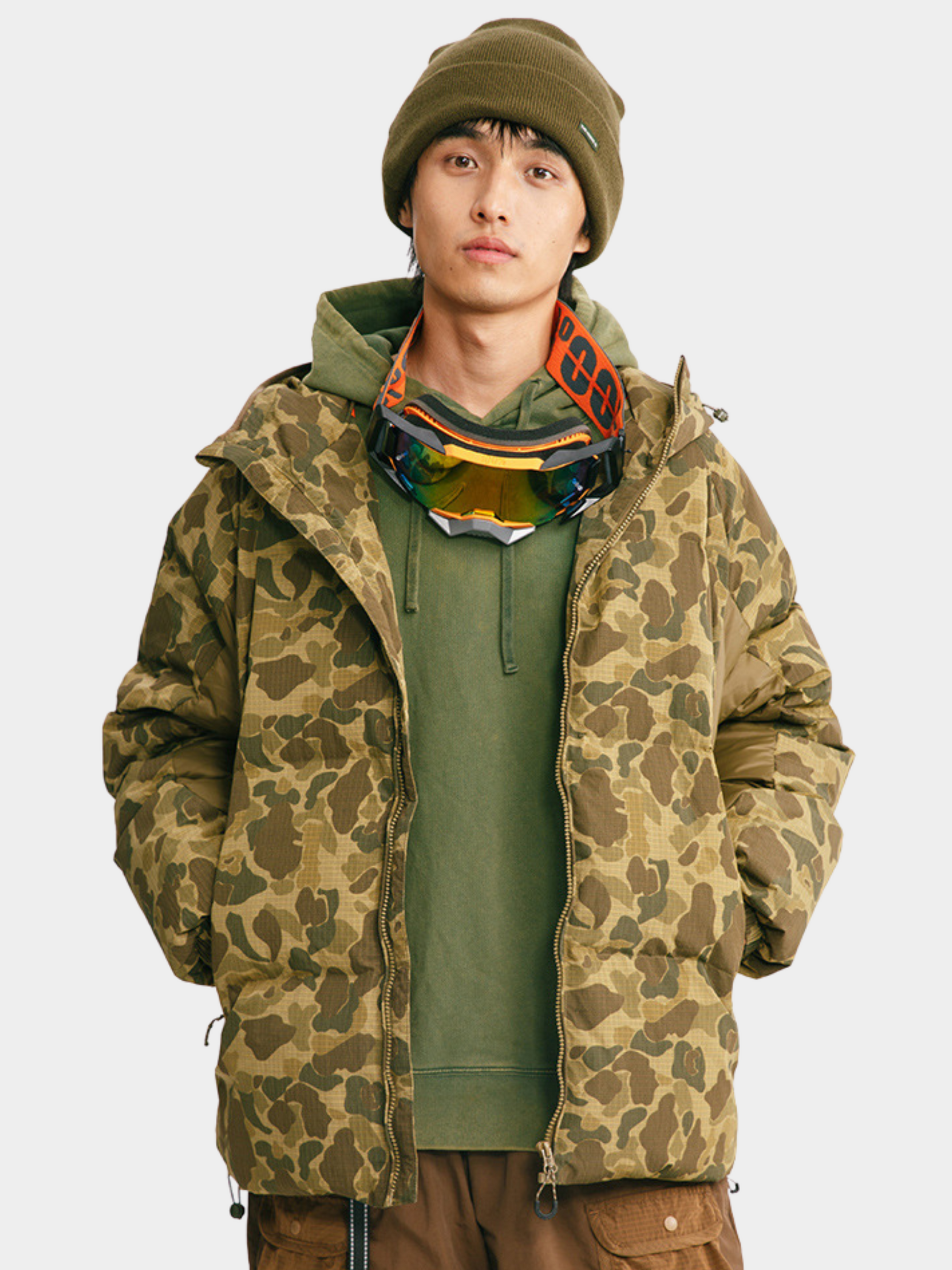 CanyonDeck -  Unisex 90% Duck Down Triple Protection Tactical Camouflage Jacket GONGGAR SPORTS