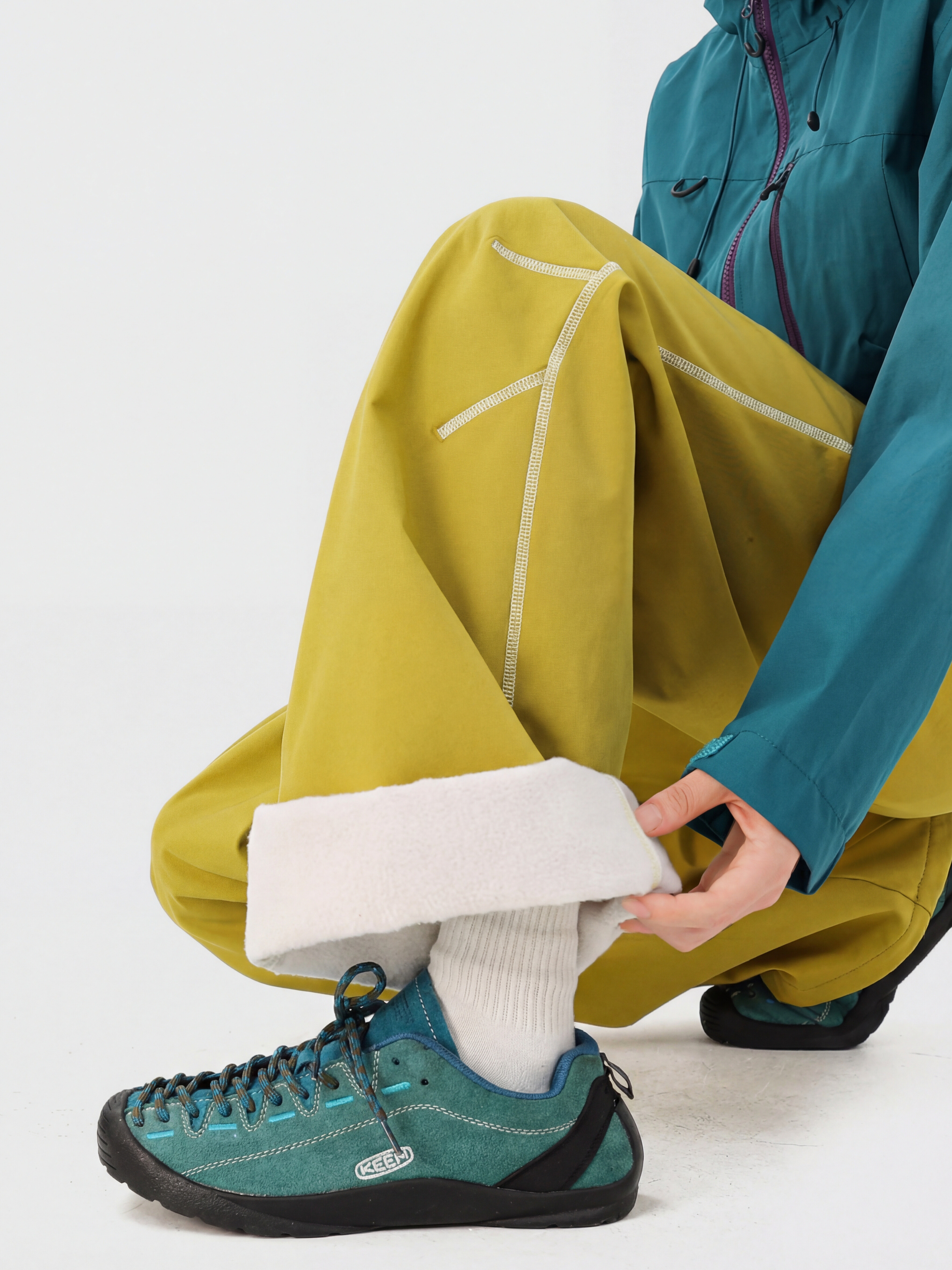 FireCoat - Contrast-Stitch Water-Repellent Fleece-Lined Pants