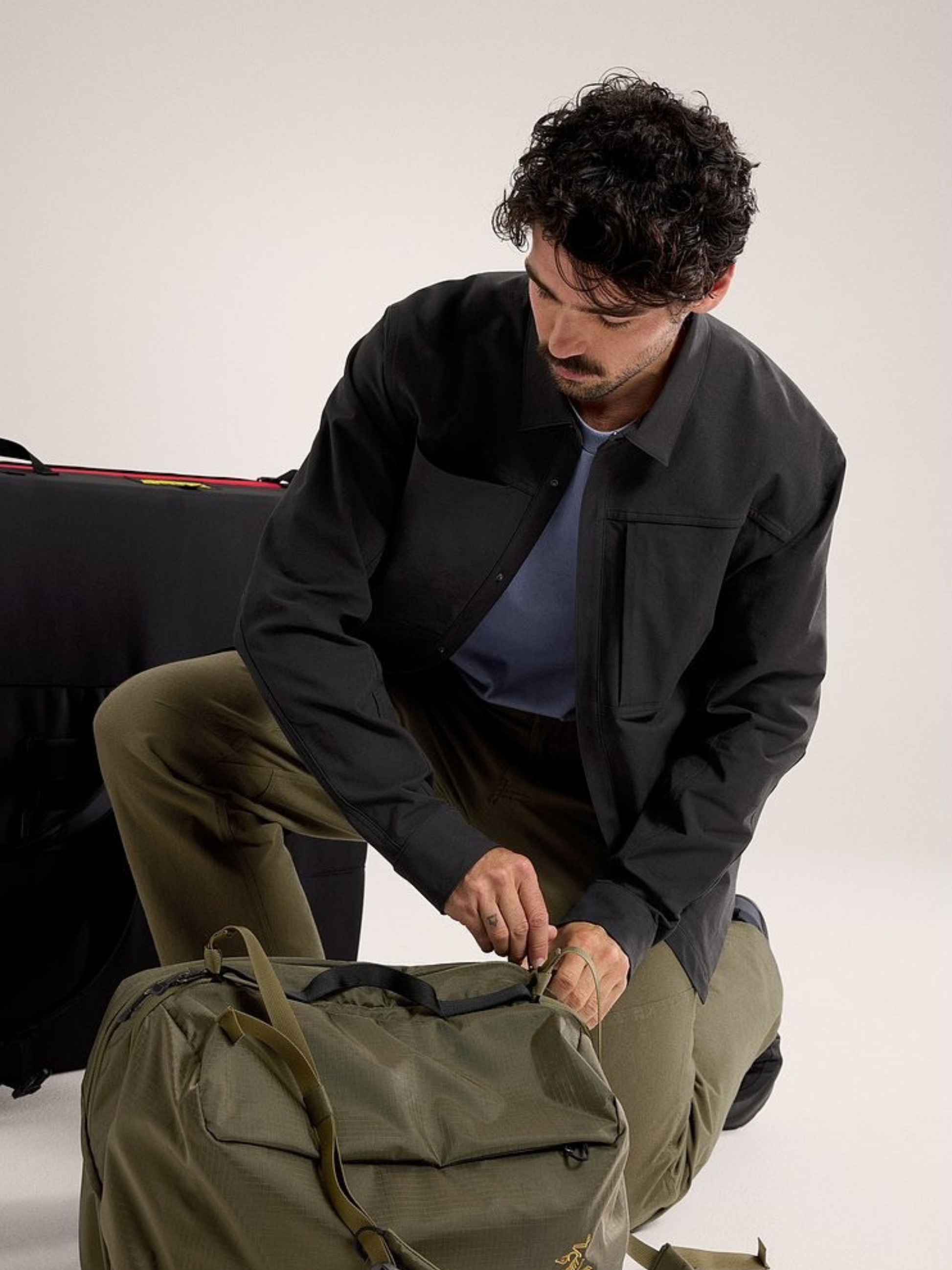 ChillMat - Men's Stretch Ripstop Utility Shirt Jacket GONGGAR SPORTS