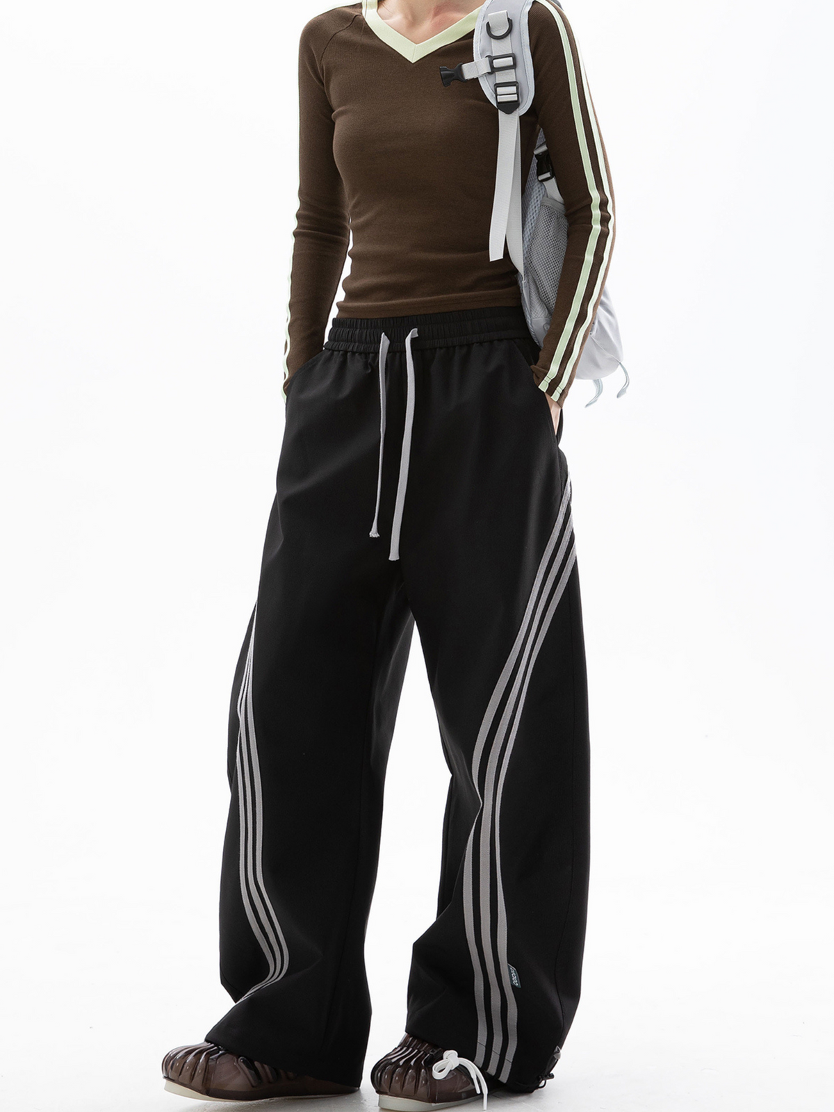 Nomad - Women's Three-Stripe Colorblock Track Pants