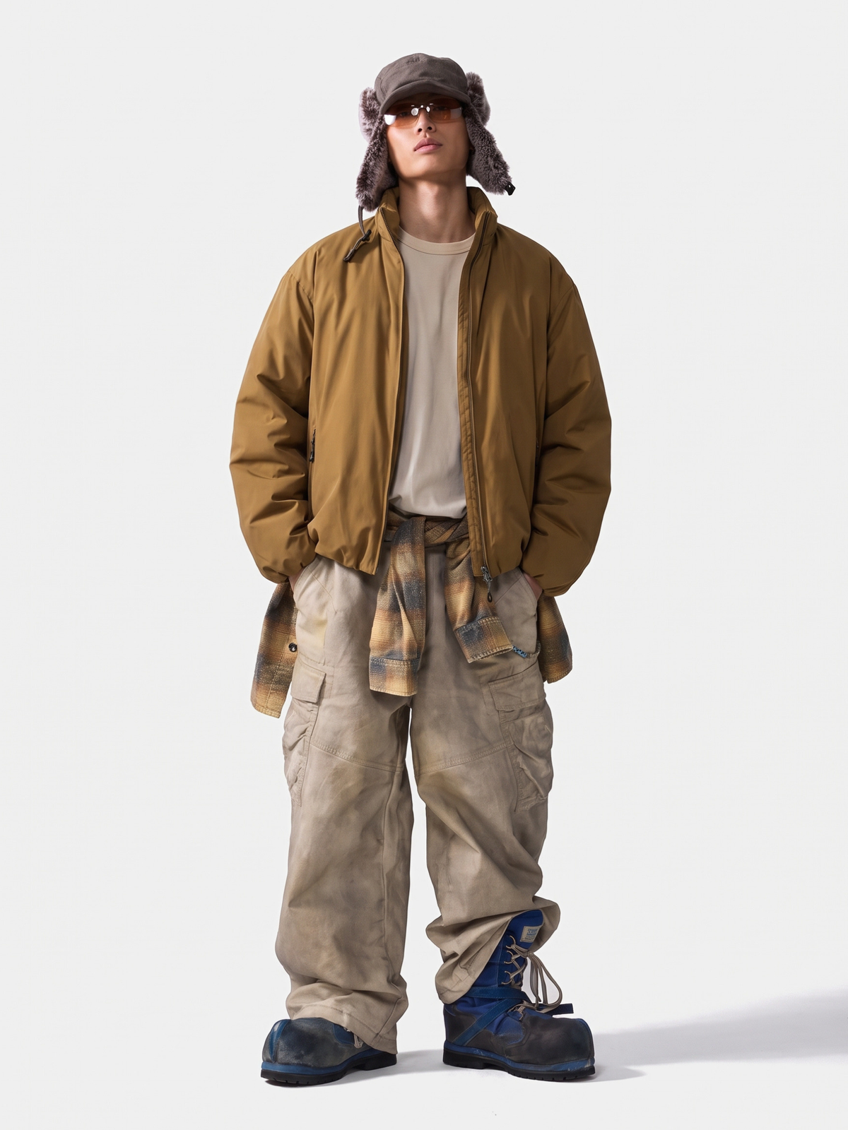 Thawpath - 90% White Duck Down Stand Collar Jacket