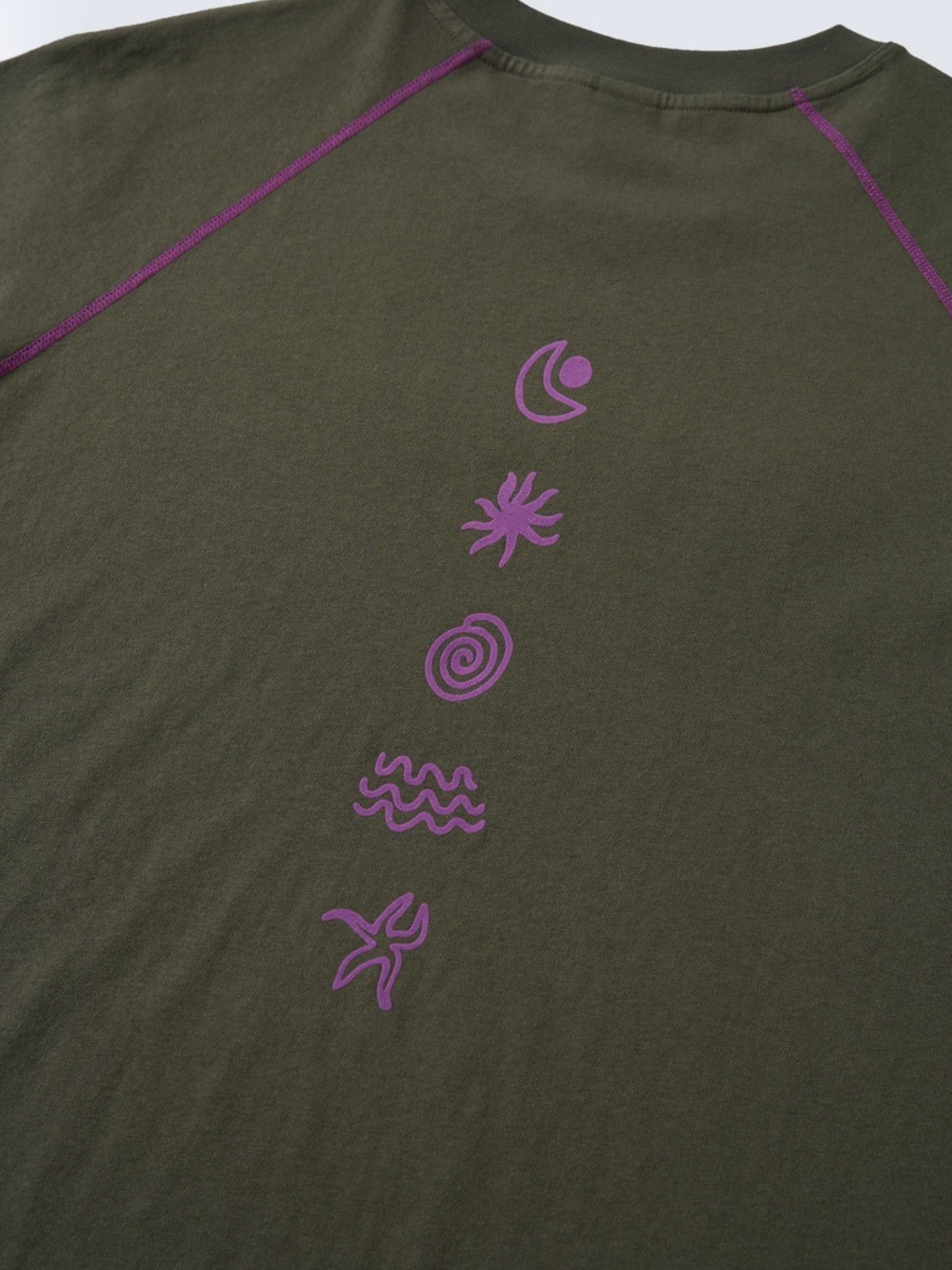 WildDash - Lightweight & Moisture-Absorbing Contrast Stitch Cotton T-Shirt
