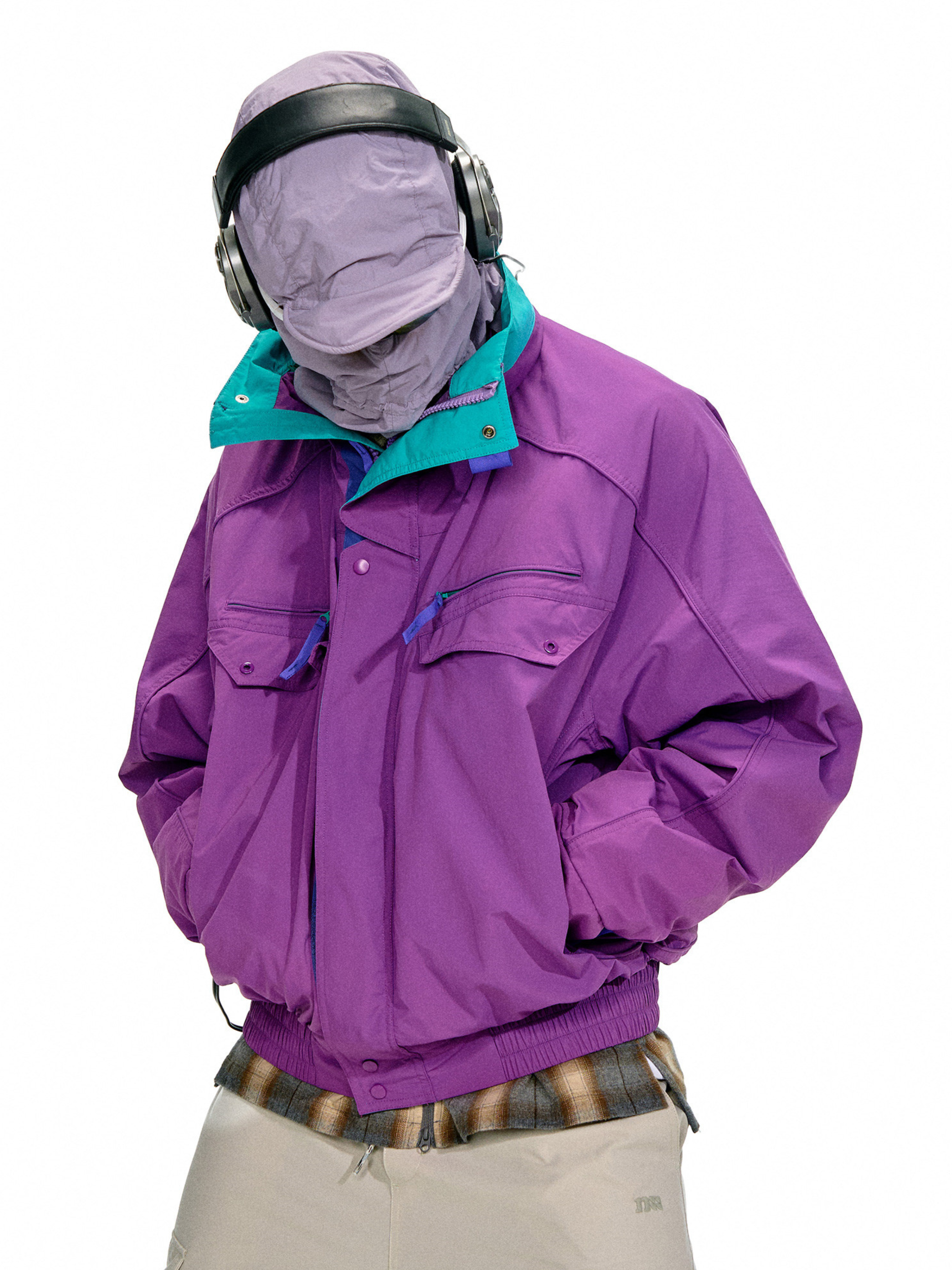 Driftcrest - Men's Colorblock Waterproof Windbreaker Jacket