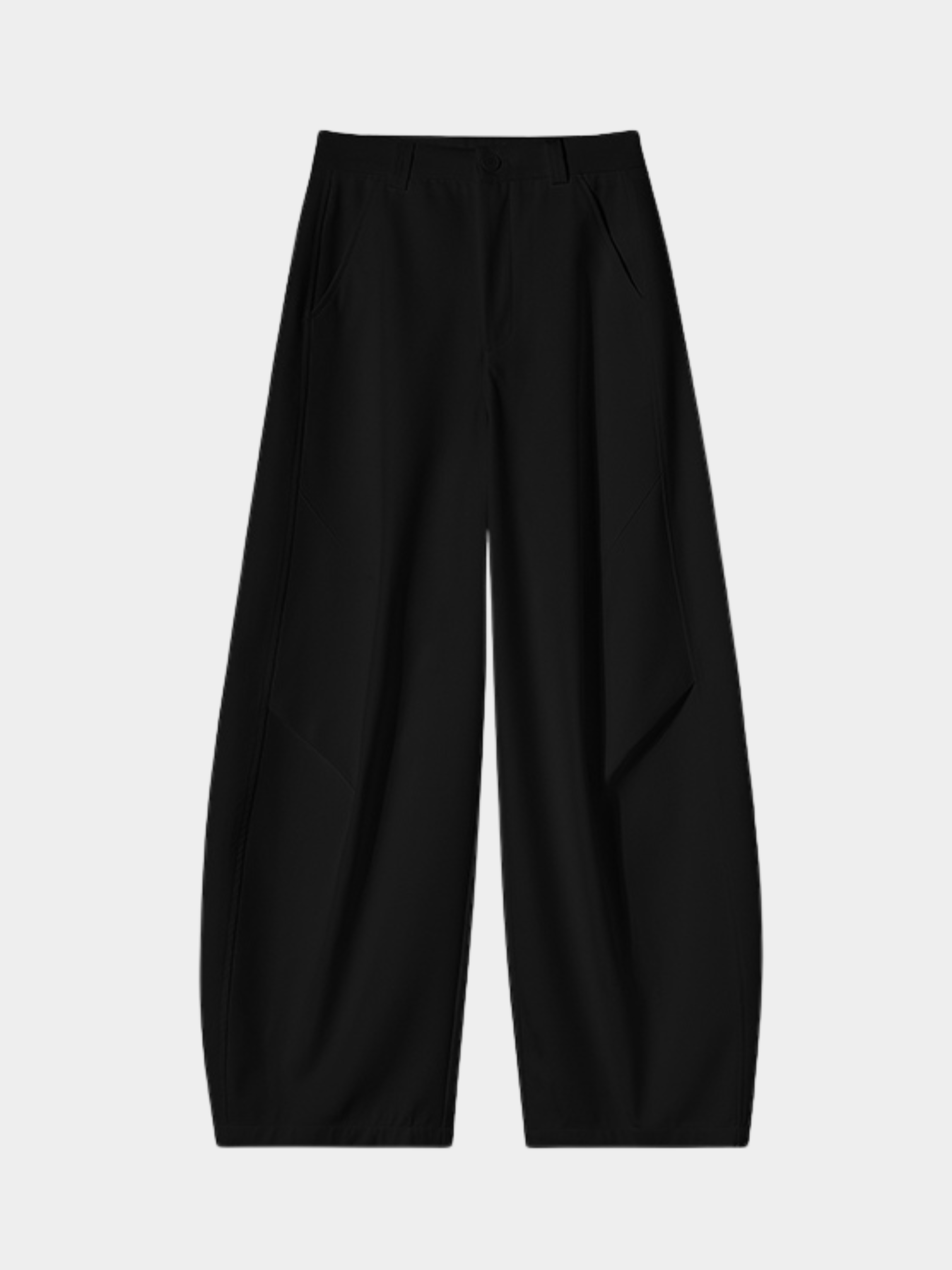 Frostline - Women's Wrinkled Scimitar Wide-Leg Suit Pants
